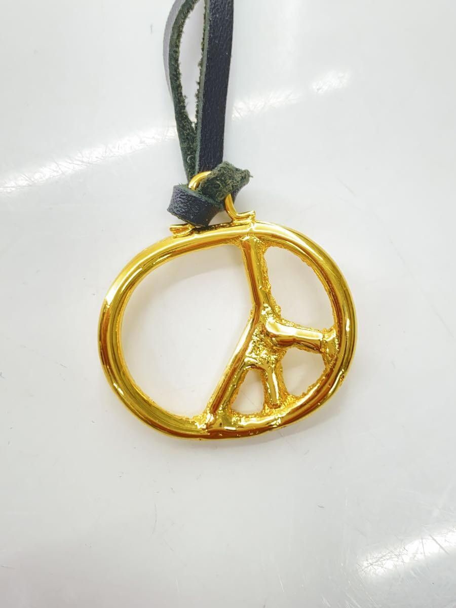 Needles Peace Logo Leather Necklace Size ONE SIZE - 3 Thumbnail