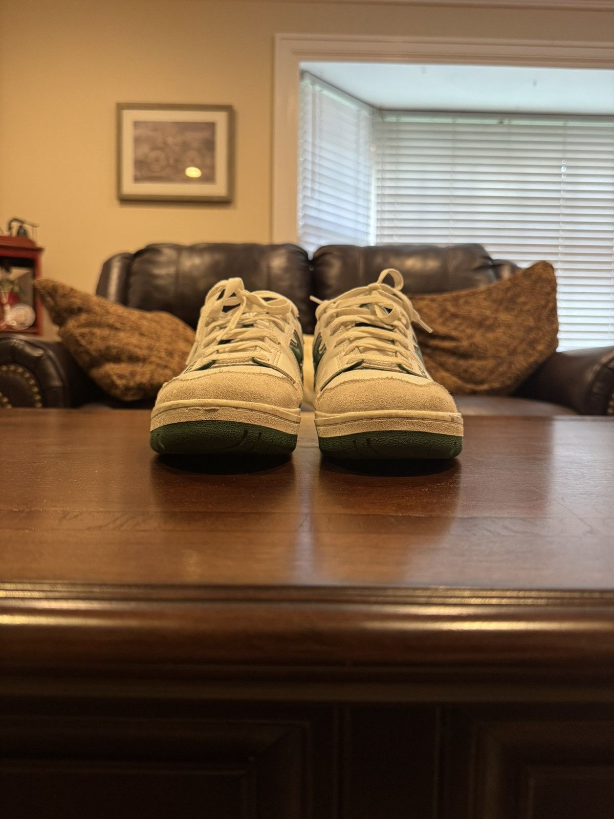 New Balance New Balance 550 - Green Size US 9.5 / EU 42-43 - 2 Thumbnail