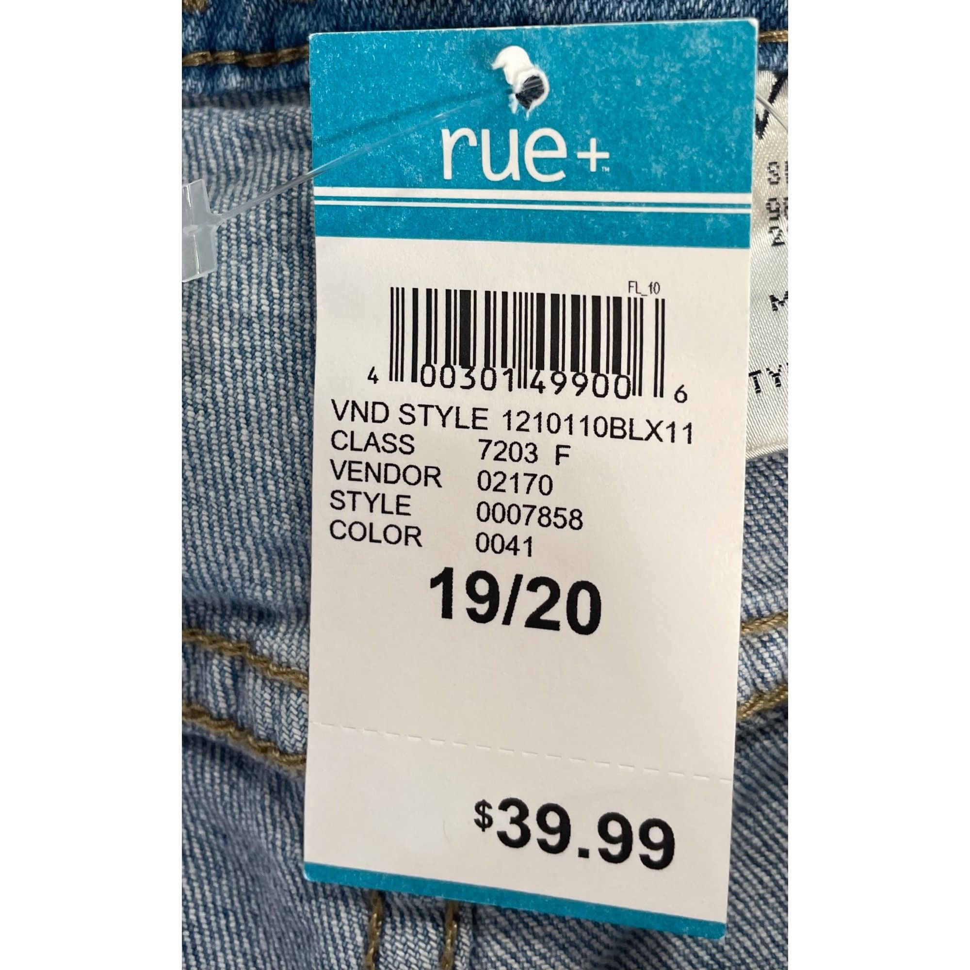Other Rue + - Women's Sculpting Stretch Jeans Distressed - Blue Wa Size 41" - 8 Thumbnail