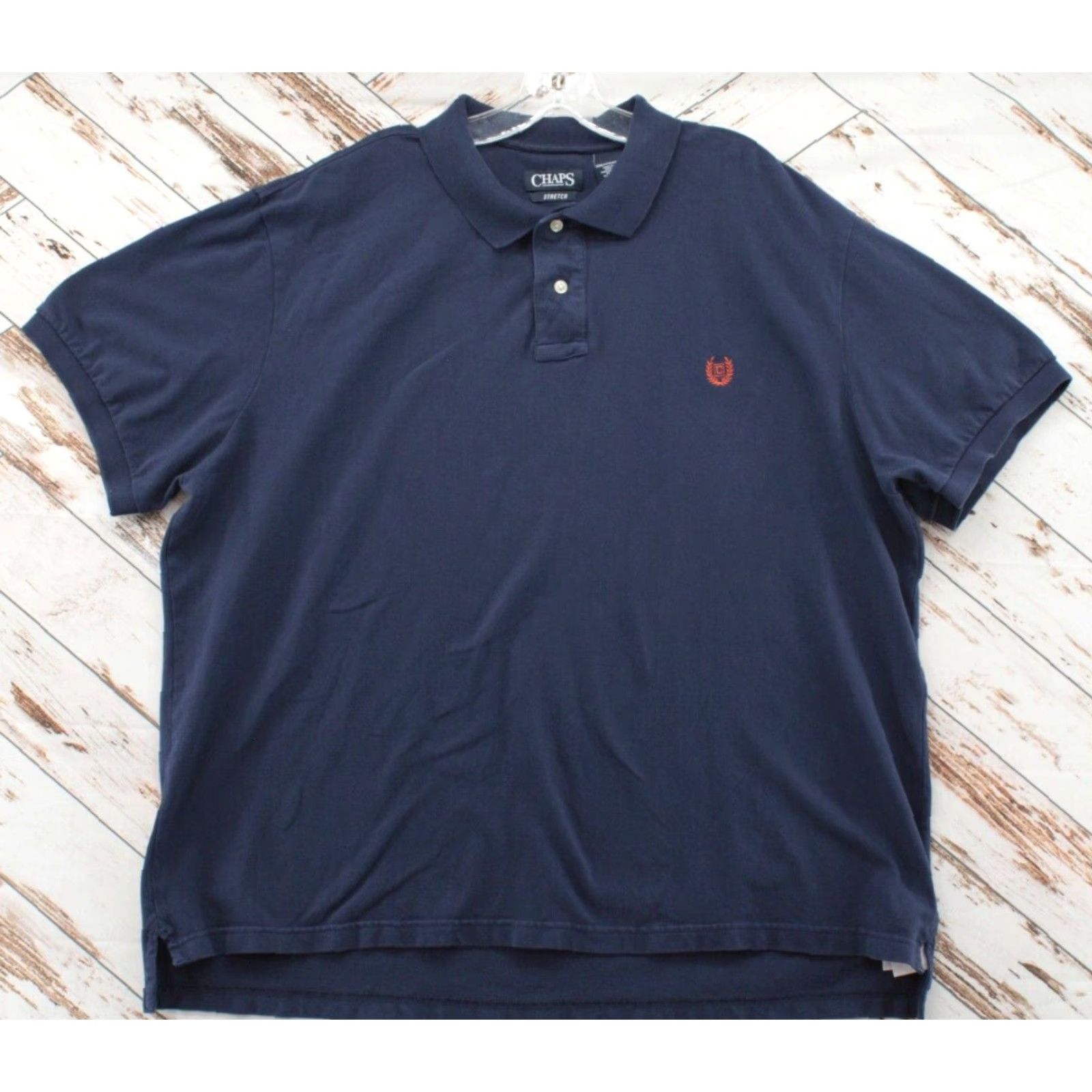 Chaps Chaps by Ralph Lauren Men's Golf Polo Shirt Blue 3XL XXXL Stretch Polo Shirt Men Golf Polo Shirt Size US XXL / EU 58 / 5 - 2 Thumbnail