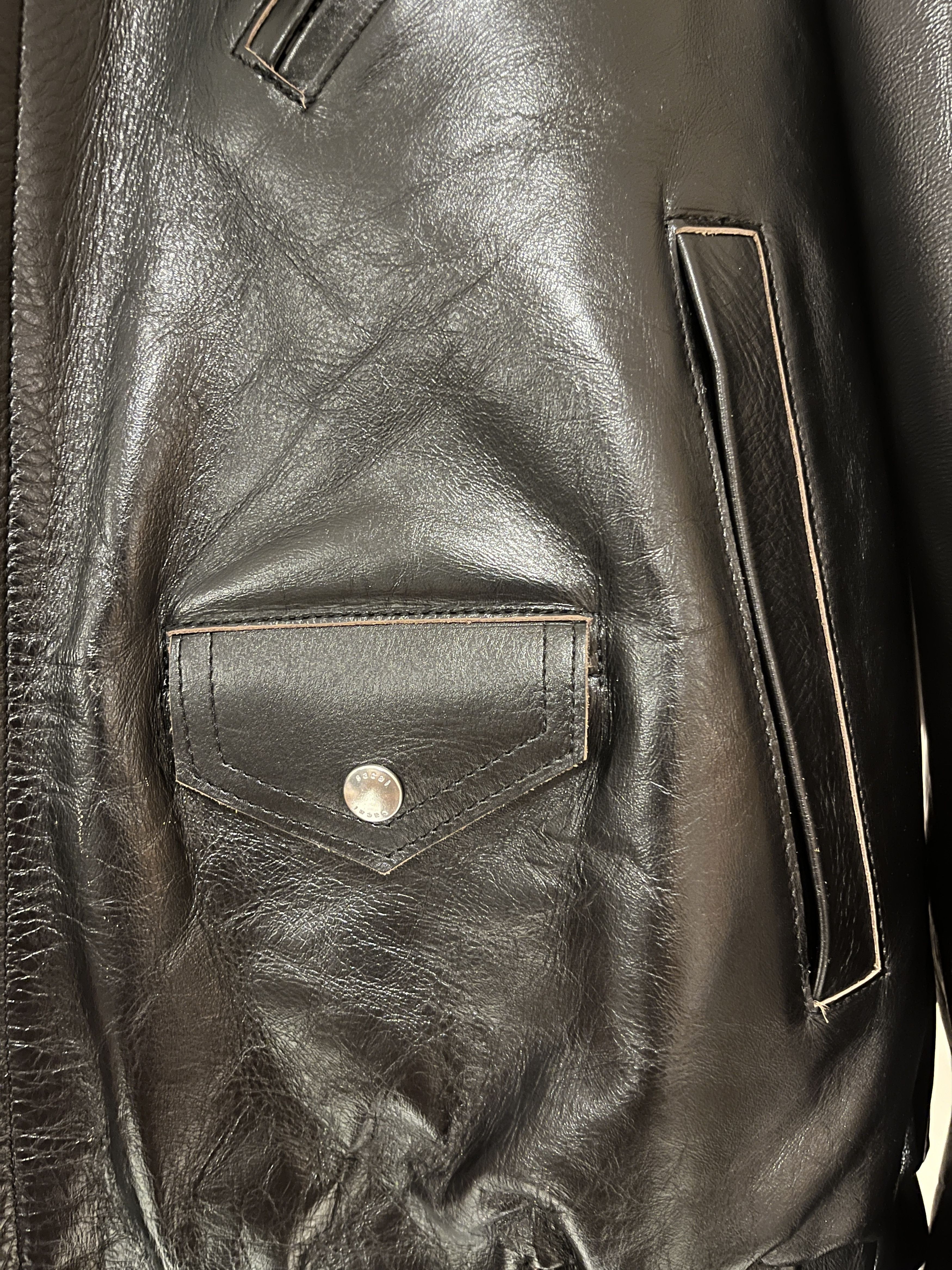 Sacai SS25 Leather Jacket Size US XL / EU 56 / 4 - 10 Thumbnail