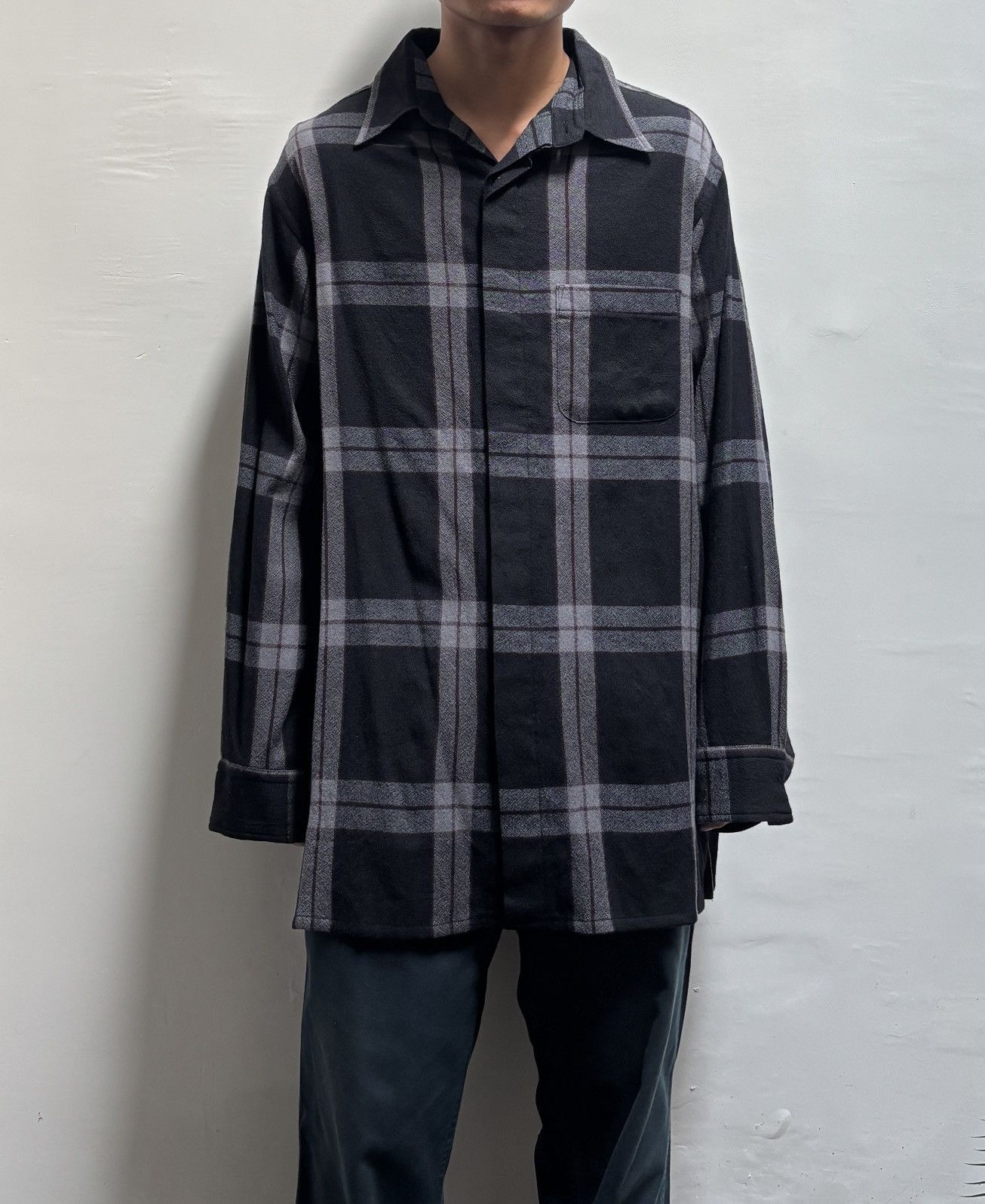 Y's for Men × Yohji Yamamoto Yohji Yamamoto Long Shirt Wool