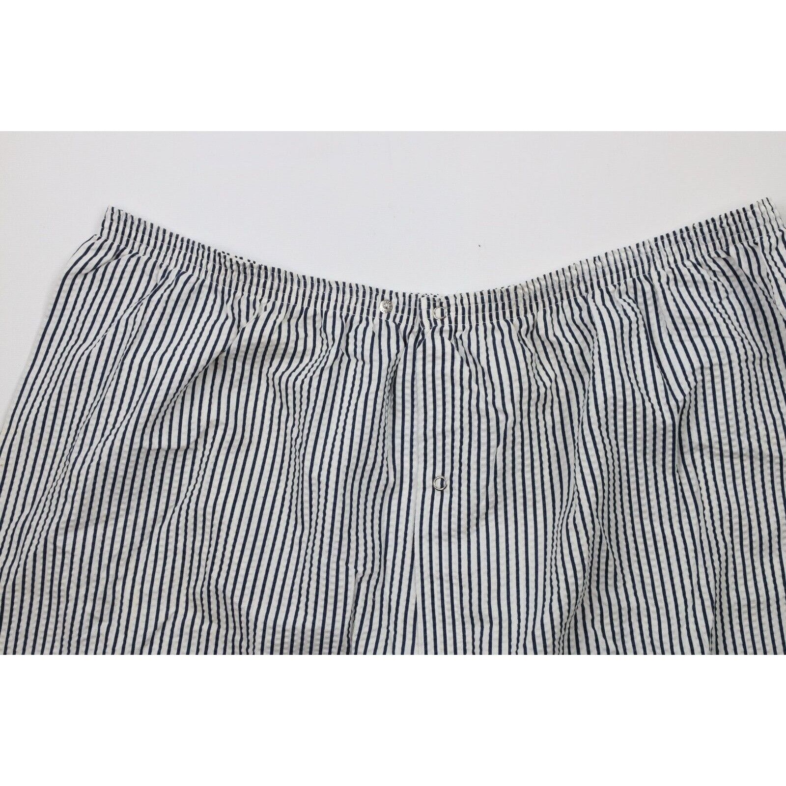 Vintage Vintage 90s Streetwear Pinstriped Seersucker Pajamas Size US XXL / EU 58 / 5 - 8 Thumbnail