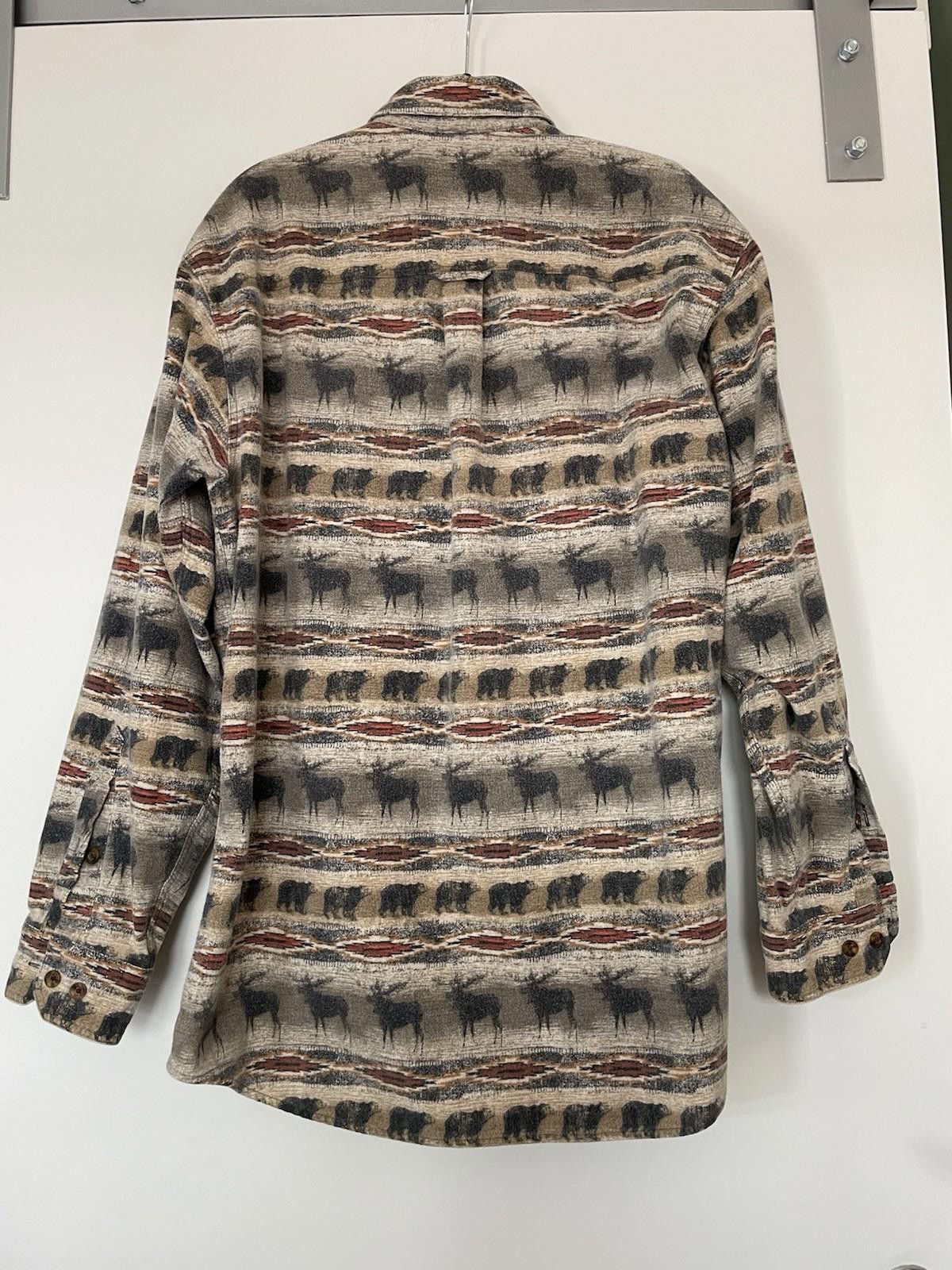 Woolrich Woolen Mills Vintage Woolrich Men’s L Flannel Elk Bear Shirt Long Sleeve Size US L / EU 52-54 / 3 - 2 Thumbnail