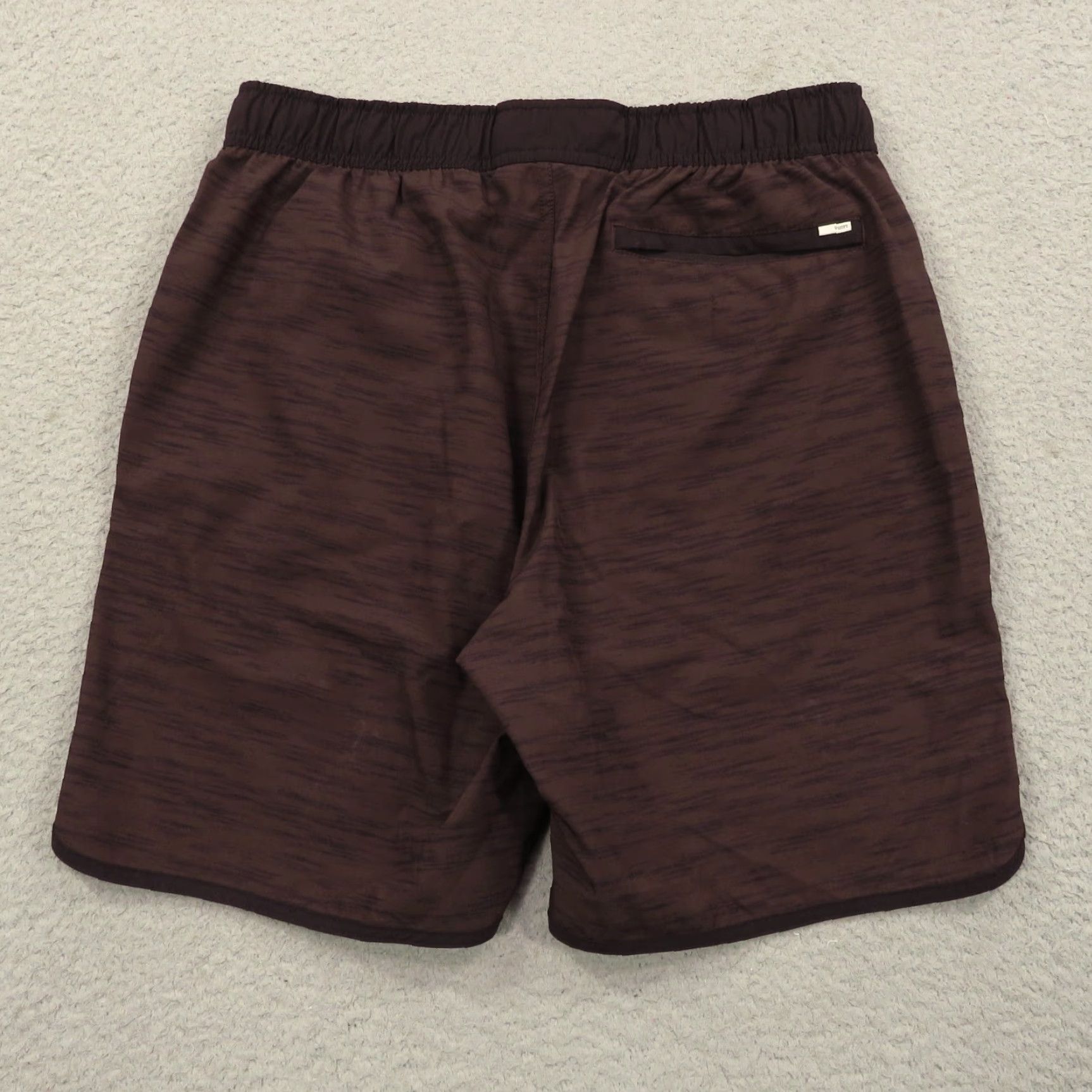 Vuori Vuori Banks Shorts Small 7" Mens Linerless Cherry Black Heather Performance V330 Size US 29 - 2 Thumbnail