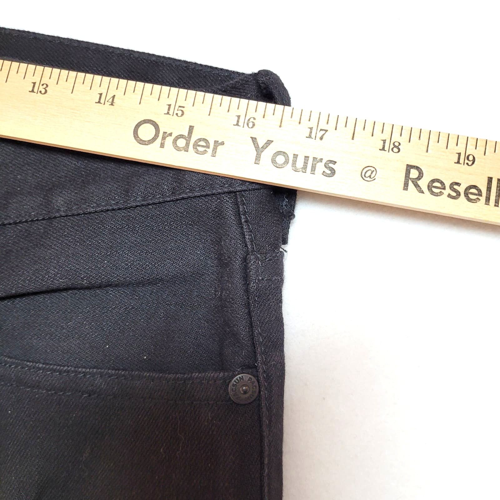 Pacsun PACSUN Men's Black Denim Shorts W32 Distressed Holes Frayed Size US 32 / EU 48 - 3 Thumbnail