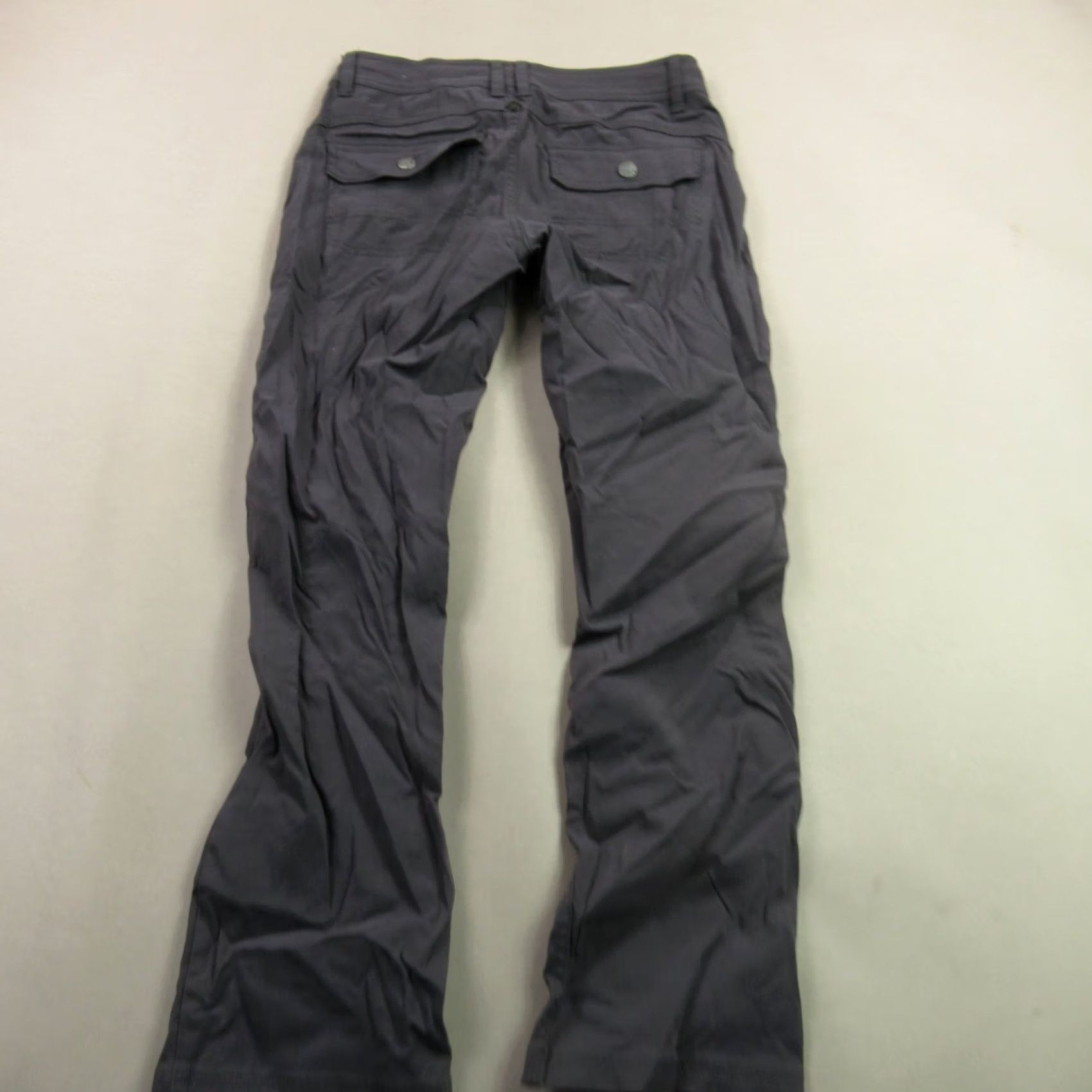 Prana prAna Pants Womens 2 Cargo Pockets Straight Leg Casual Outdoors Gray Size 26" / US 2 / IT 38 - 5 Thumbnail