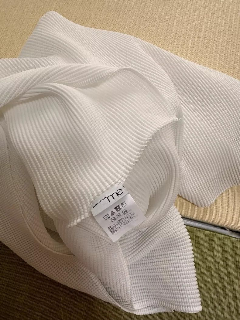 Issey Miyake Issey Miyake size:one size White striped short-sleeved shi Size XS / US 0-2 / IT 36-38 - 6 Thumbnail