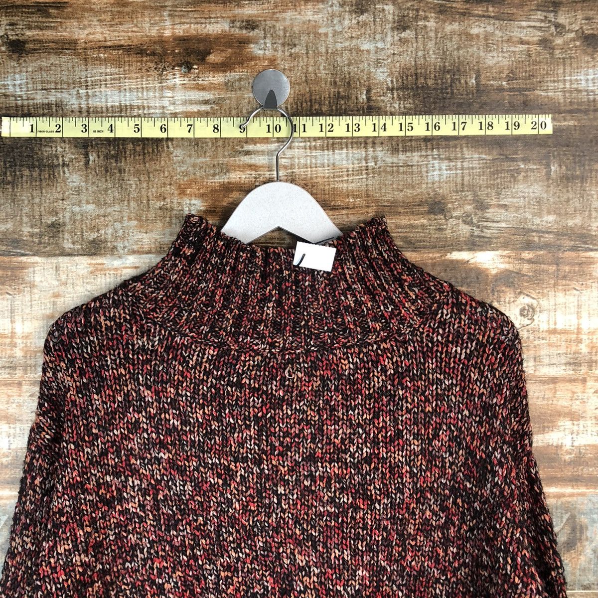 Homespun Knitwear × Japanese Brand Japanese Brand Maroon Knitwear sweatshirt #A1811 Size M / US 6-8 / IT 42-44 - 4 Thumbnail