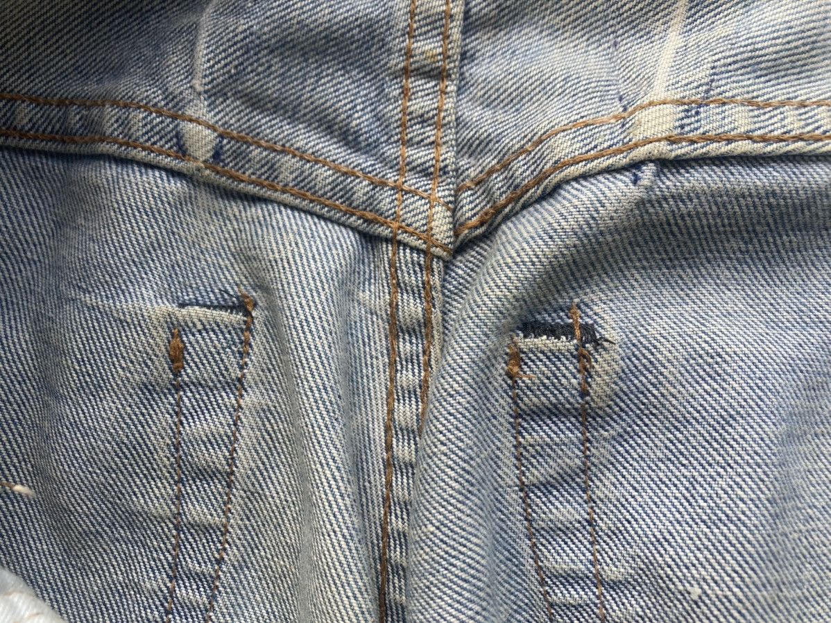 Levi's × Vintage Vintage Levi’s 505-0217 Single Black V Bold Size US 32 / EU 48 - 8 Thumbnail