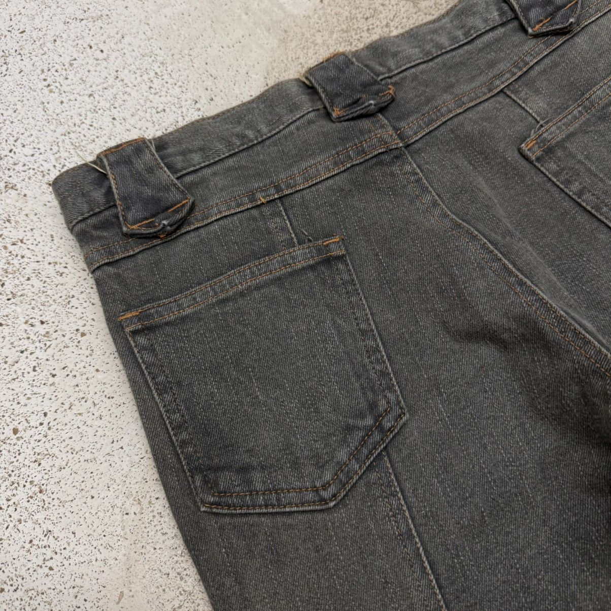 Japanese Brand Pendora Cargo Utility Flare Denim Pants Size 25" / US 0 / IT 36 - 11 Thumbnail