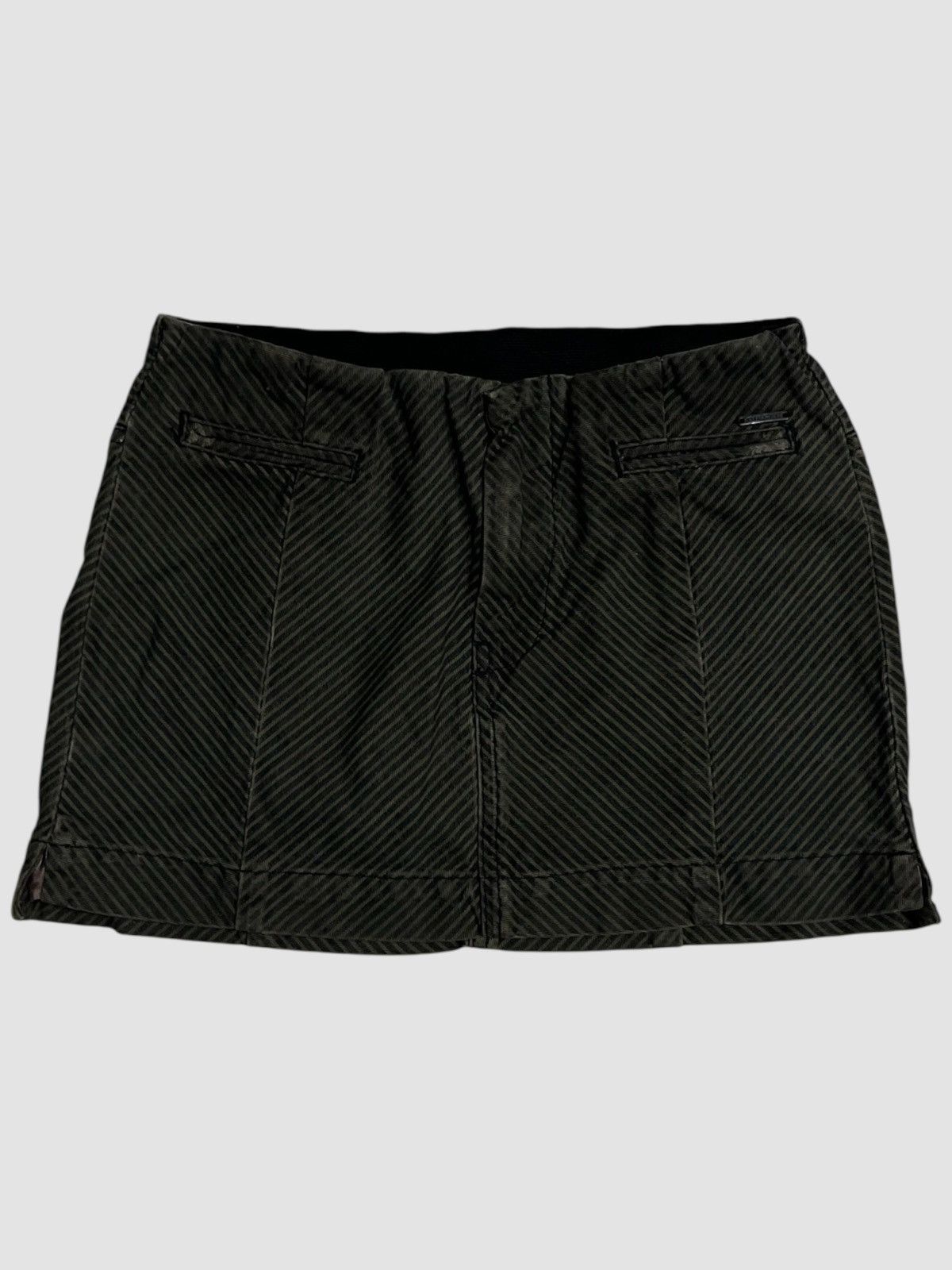 Diesel Diesel Diagonal Stripe Short Skirt Size 24 Size 24" / US 00 / IT 34 - 1 Thumbnail
