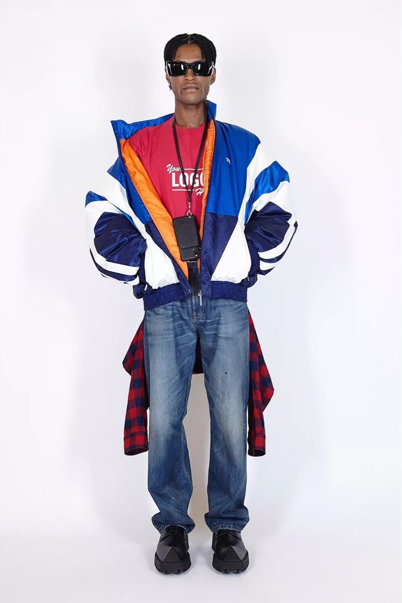 Balenciaga Balenciaga size xs SS21 Fake Two Piece Blouse Denim Pants 2 Size US 28 / EU 44 - 9 Thumbnail