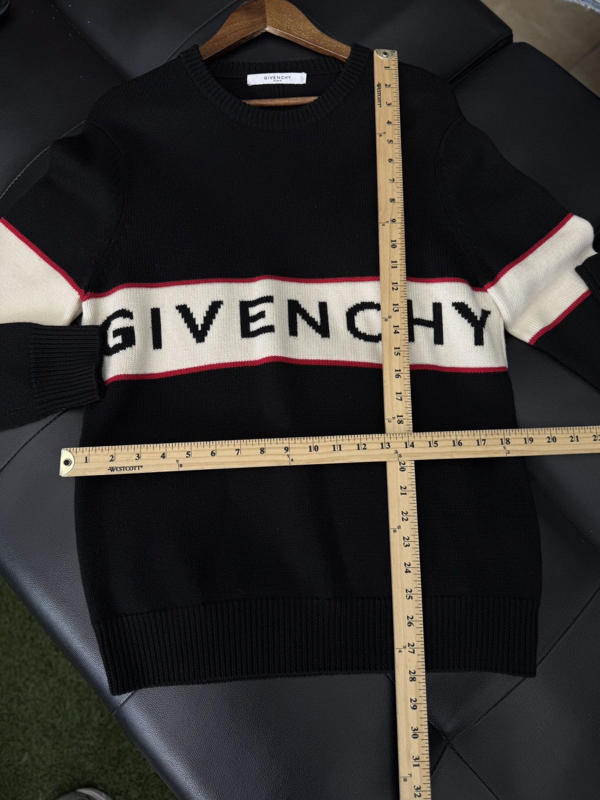 Givenchy Givenchy Red White and Black Knit Sweater Size Medium Men’s Size US M / EU 48-50 / 2 - 16 Thumbnail