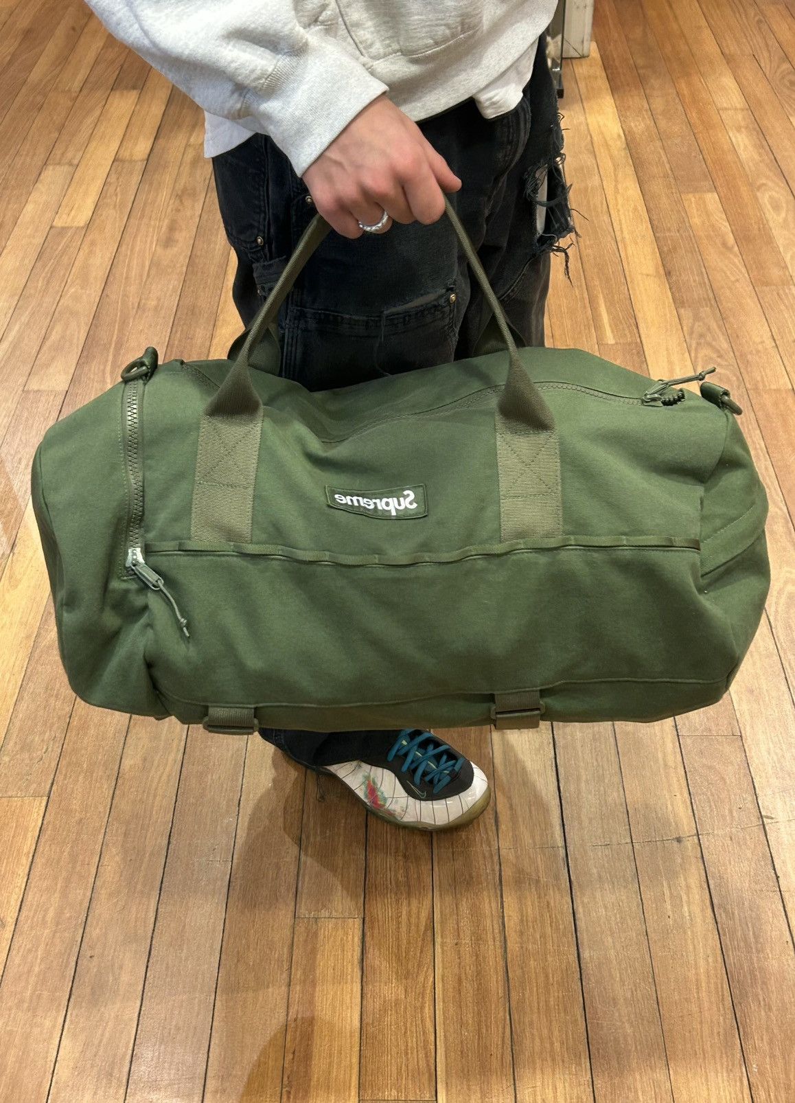 Supreme Supreme Field Duffle Bag Olive Gonz | Grailed