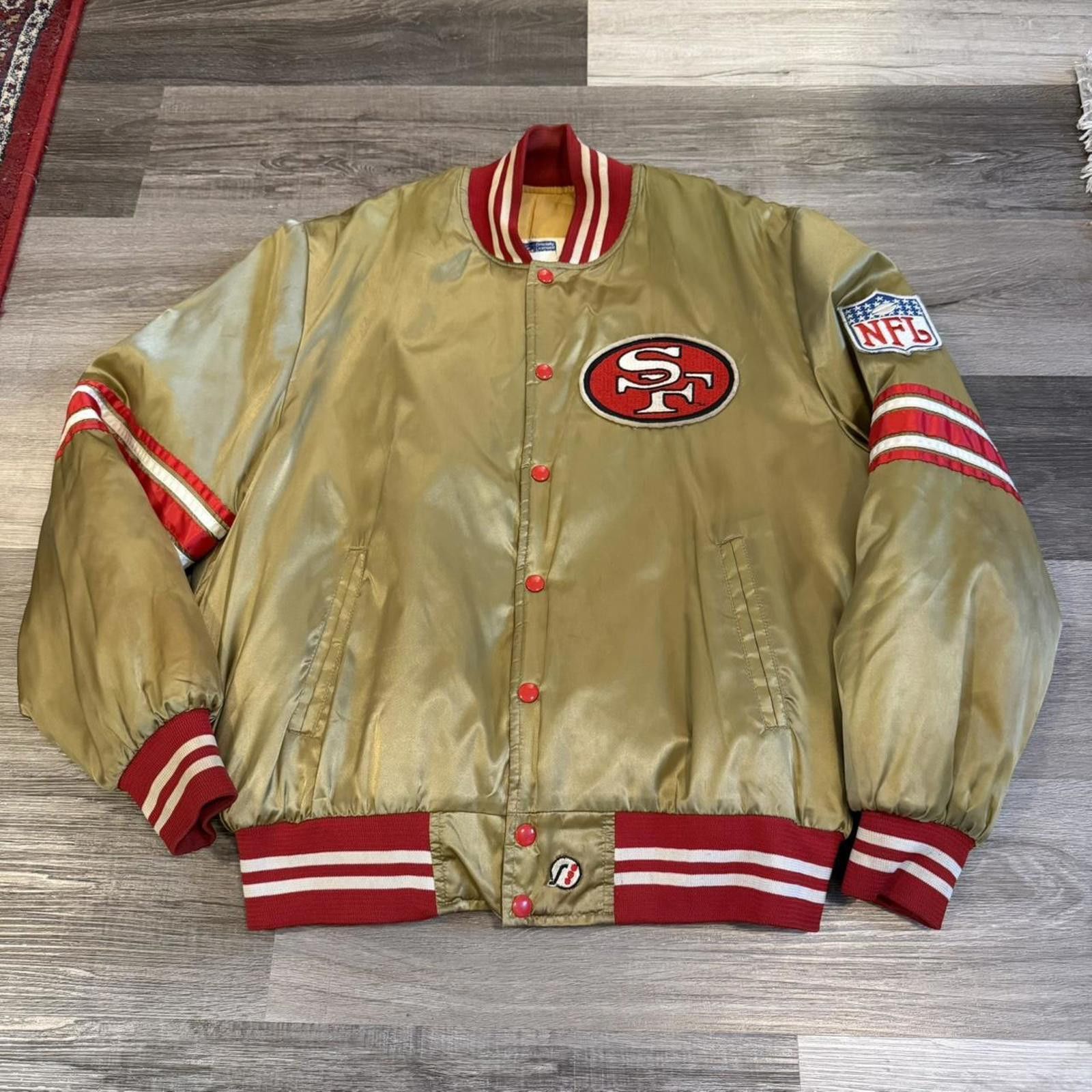 Other Vintage San Francisco 49er shain satin bomber jacket 80s L Size US L / EU 52-54 / 3 - 2 Thumbnail