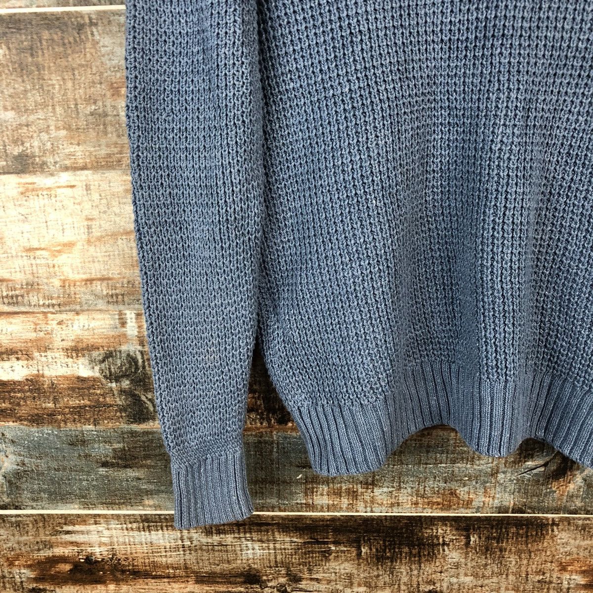 Homespun Knitwear × Japanese Brand DL Green Label Blue Cardigan Knitwear #C047 Size US M / EU 48-50 / 2 - 16 Thumbnail