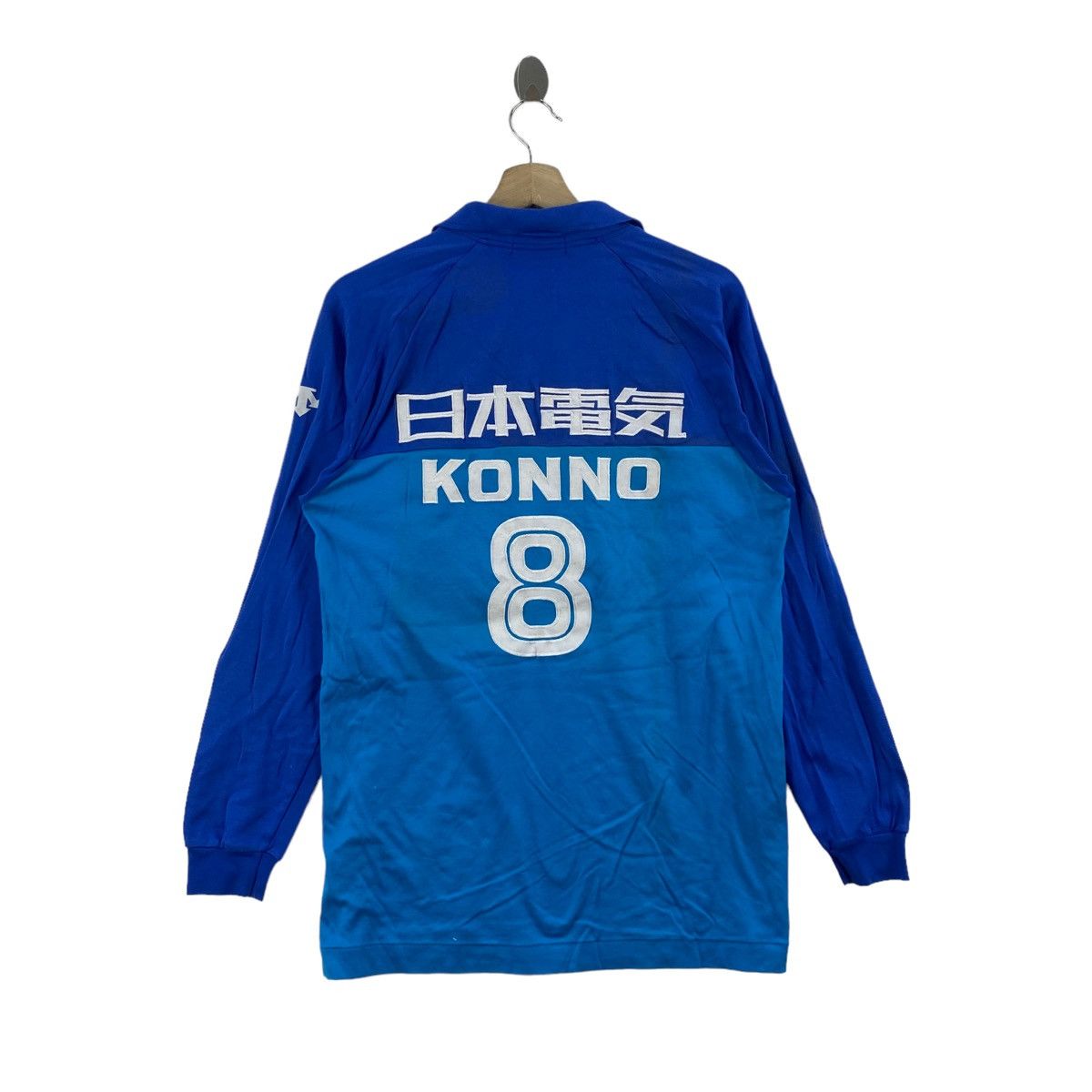 Descente DESCENTE NEC 8 KONNO Japan Soccer Football Blue Size US M / EU 48-50 / 2 - 1 Thumbnail