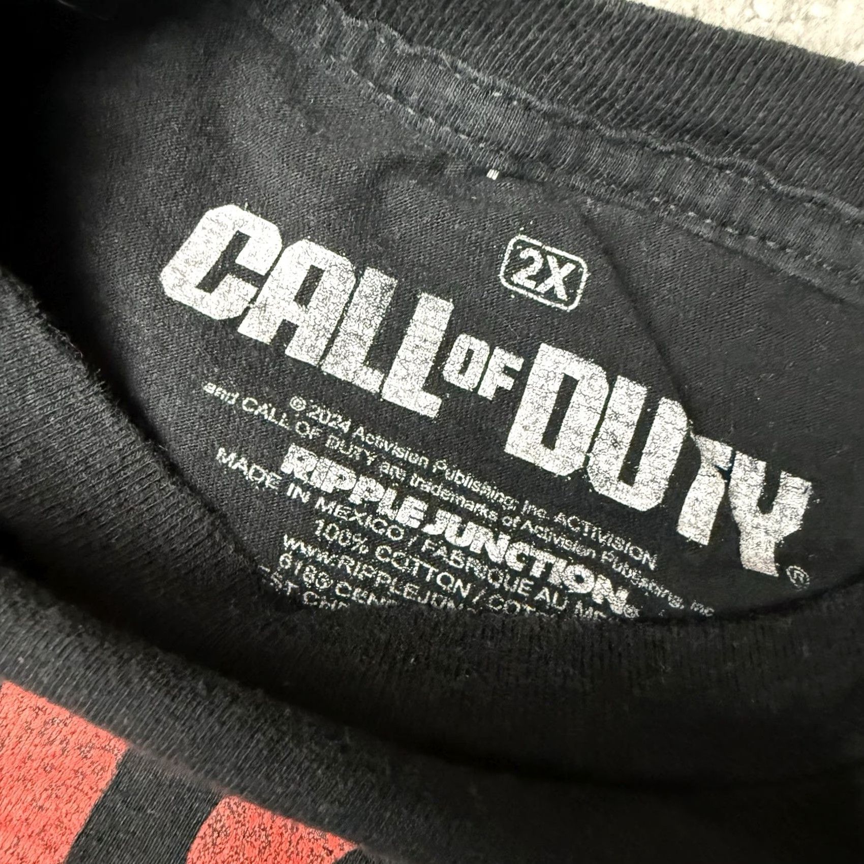 Vintage Call of Duty Shirt Mens 2XL Black Ghost Graphic Short Sleeve T-Shirt Skull Logo Army Gamer Size US XXL / EU 58 / 5 - 3 Thumbnail