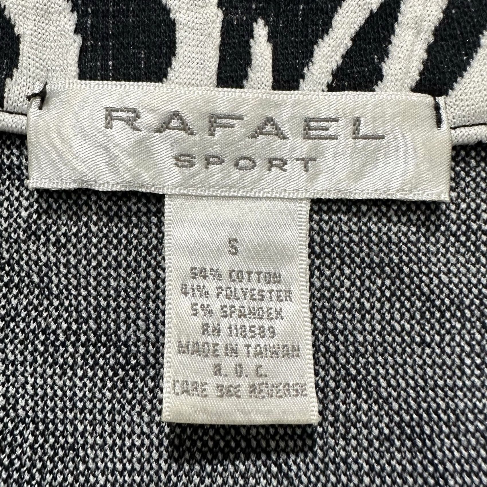 Vintage Rafael Zebra Print Jacket Womens Small Full Zip EUC Size S / US 4 / IT 40 - 5 Thumbnail