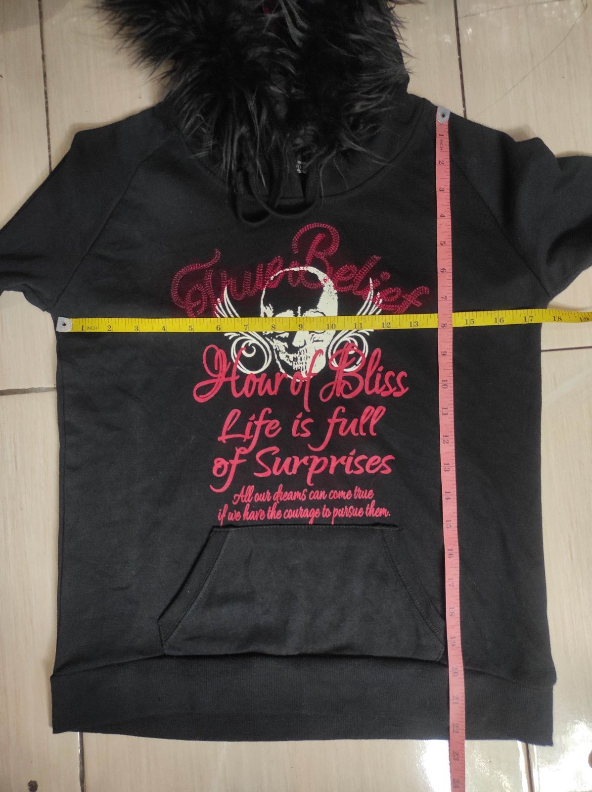 Japanese Brand Capalanca Skull Fur Hoodie Ifsix LGB style Size US XS / EU 42 / 0 - 13 Thumbnail