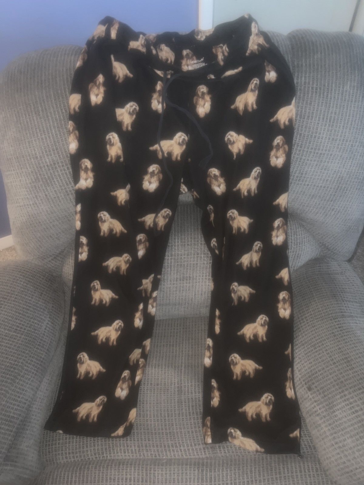 Hypebeast Cuddl Duds All-Over Dog Drawstring Pajama Pants Size US 28 / EU 44 - 1 Thumbnail