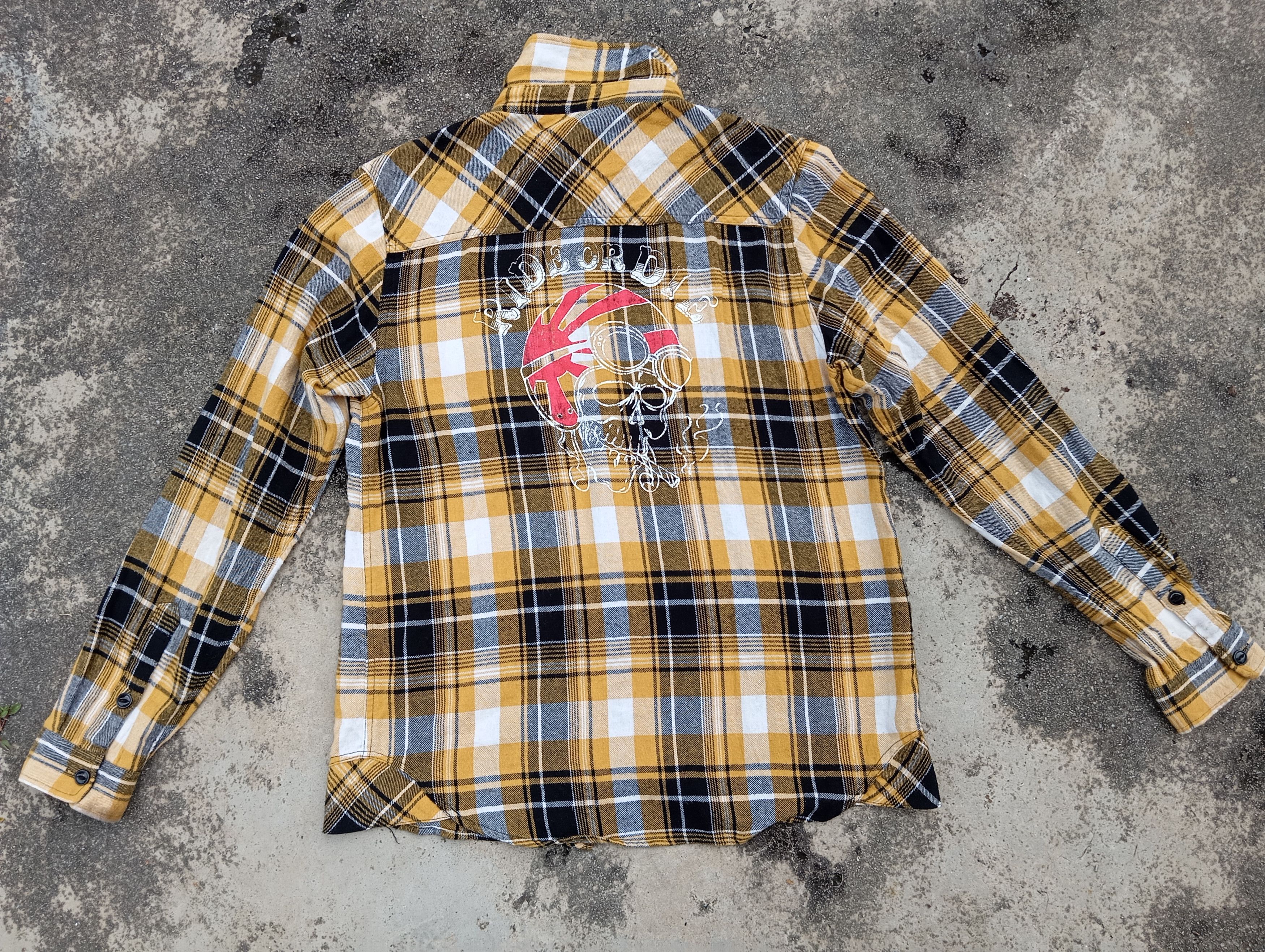 Japanese Brand Ride or Die ☠️ Motorcycle Rider Flannel shirt Size US M / EU 48-50 / 2 - 3 Thumbnail
