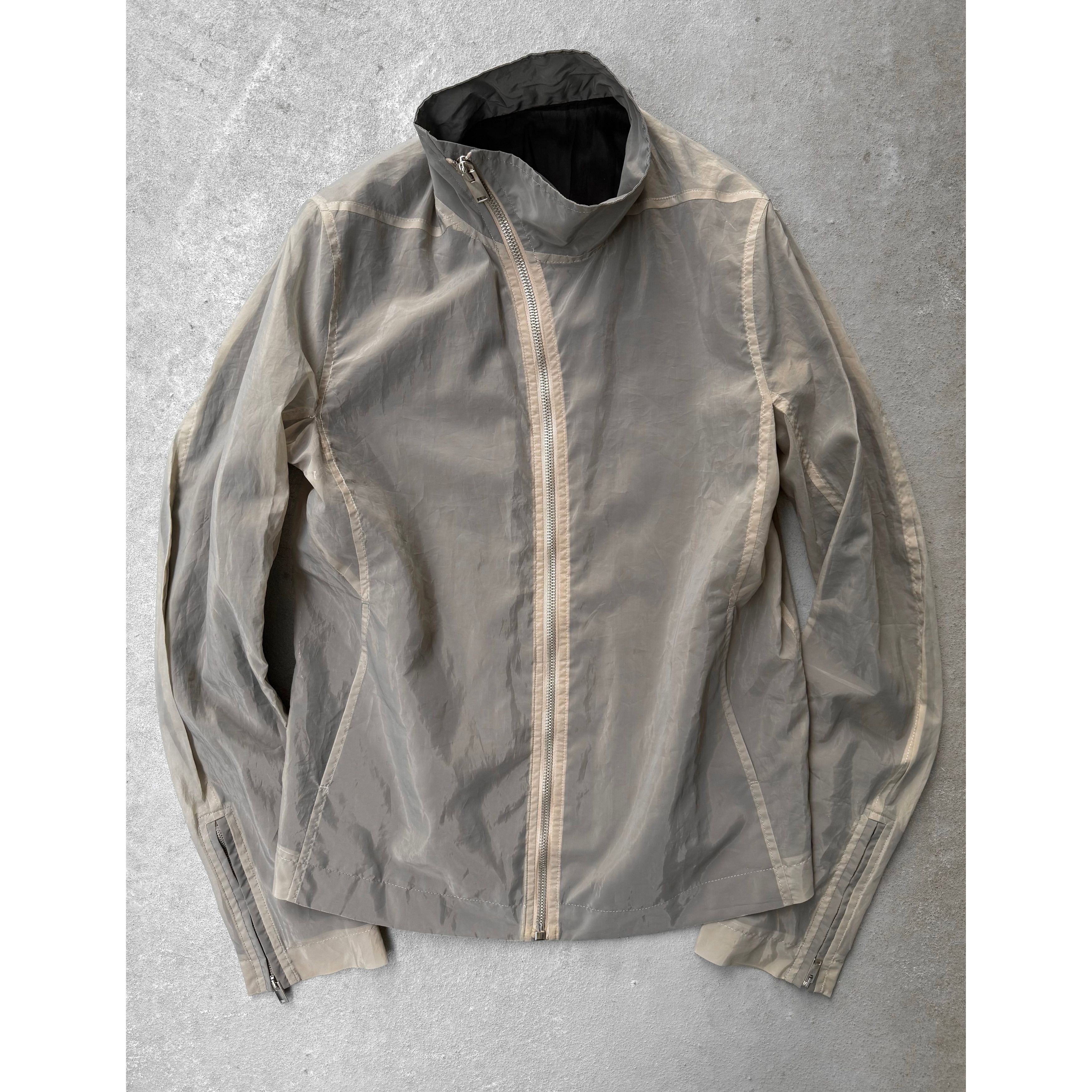 Rick Owens Rick Owens SS13 "ISLAND" PEARL Mollino Poly Zip-Up Jacket Size US M / EU 48-50 / 2 - 1 Thumbnail