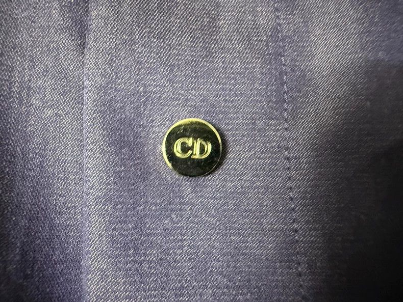 Dior Dior Classic CD letter button denim long-sleeved shirt 2501 Size US M / EU 48-50 / 2 - 3 Thumbnail