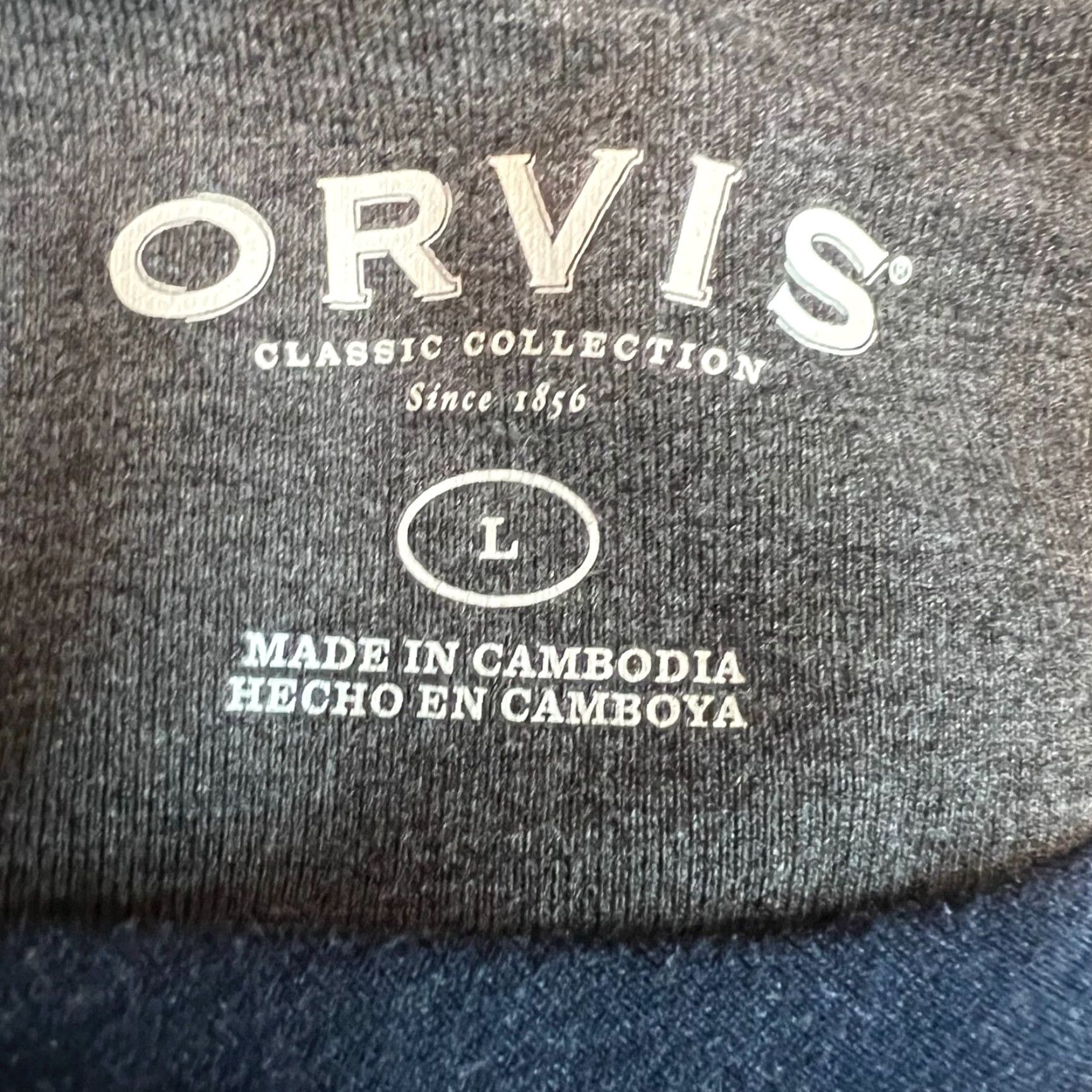 Orvis Orvis Long Sleeve Jersey Shirt Mens Size L Blue Gray Embroidered Logo Size US L / EU 52-54 / 3 - 5 Thumbnail