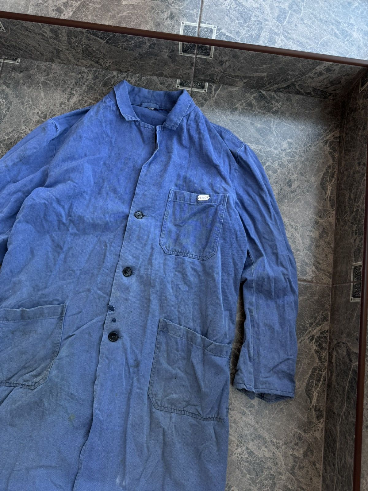 Other Vintage Sanfor French Workwear Mens 70s Buttons Jacket Sz S Size US S / EU 44-46 / 1 - 7 Thumbnail