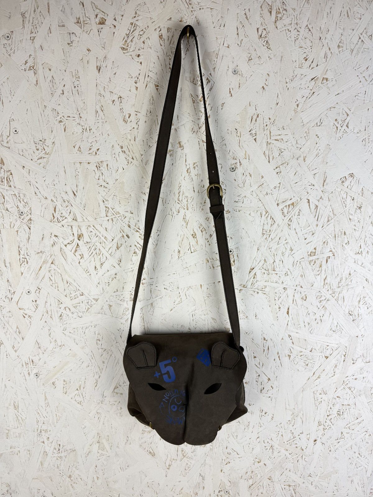 Vivienne Westwood Vivienne Westwood Tiger Head Leather Crossbody Bag Kenya Size ONE SIZE - 10 Thumbnail