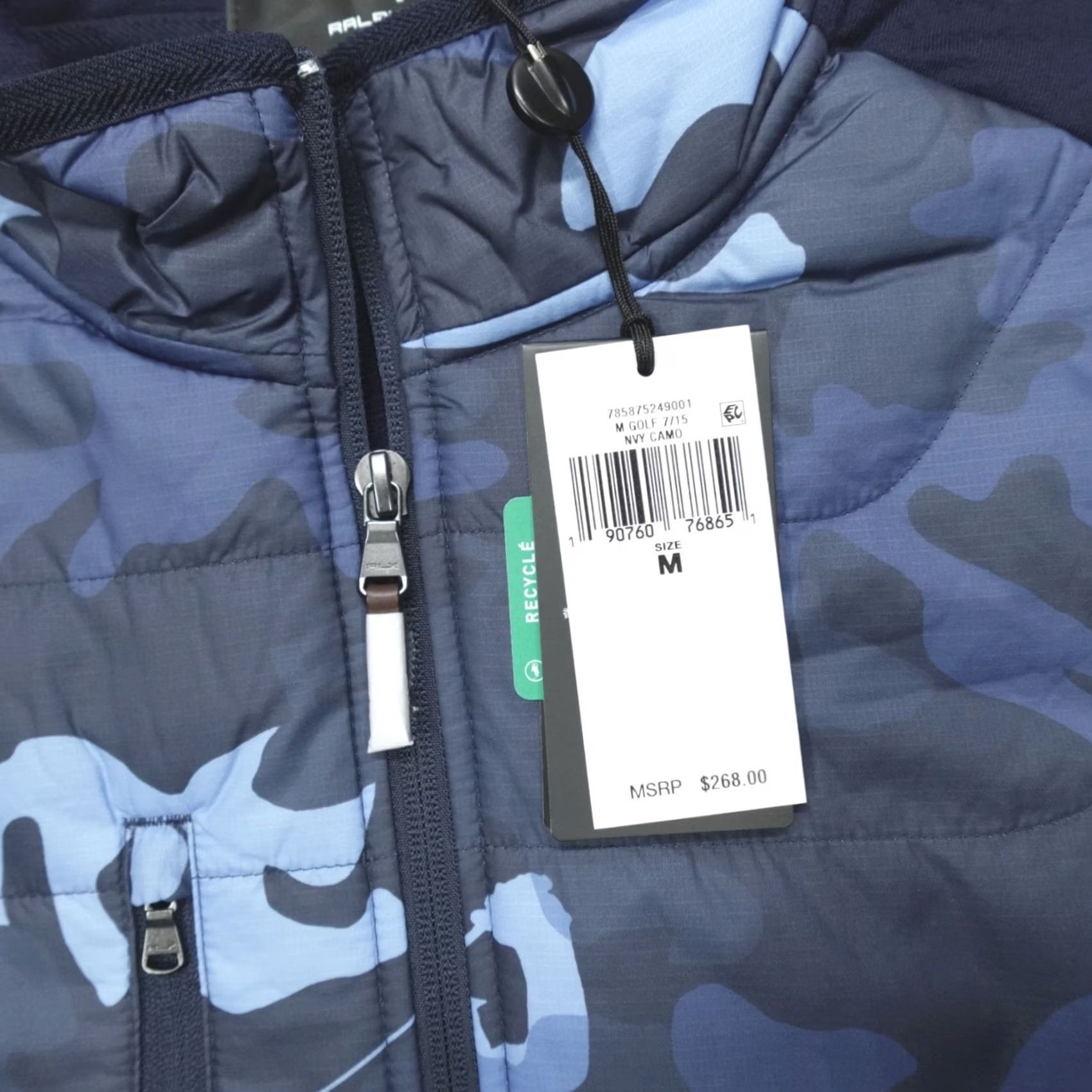 RLX Ralph Lauren RLX Ralph Lauren Polo Full Zip Golf Jacket Men’s M Quilted Camouflage Performance Jacket Size US M / EU 48-50 / 2 - 3 Thumbnail