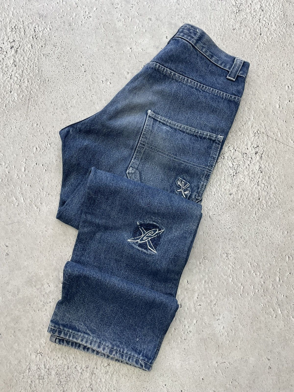 Southpole Rare baggy southpole denim rap jeans pants low waist y2k Size US 31 - 11 Thumbnail