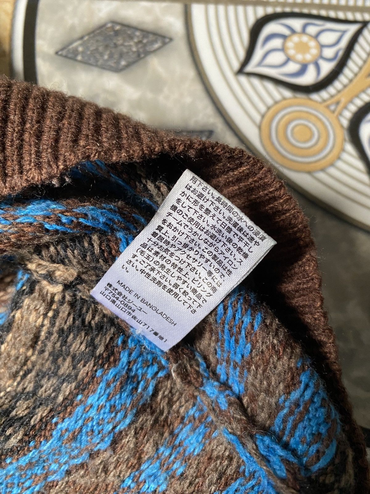 GU Vintage 90's GU Japan Fair Isle Knit Winter Streetwear. Size US M / EU 48-50 / 2 - 9 Thumbnail