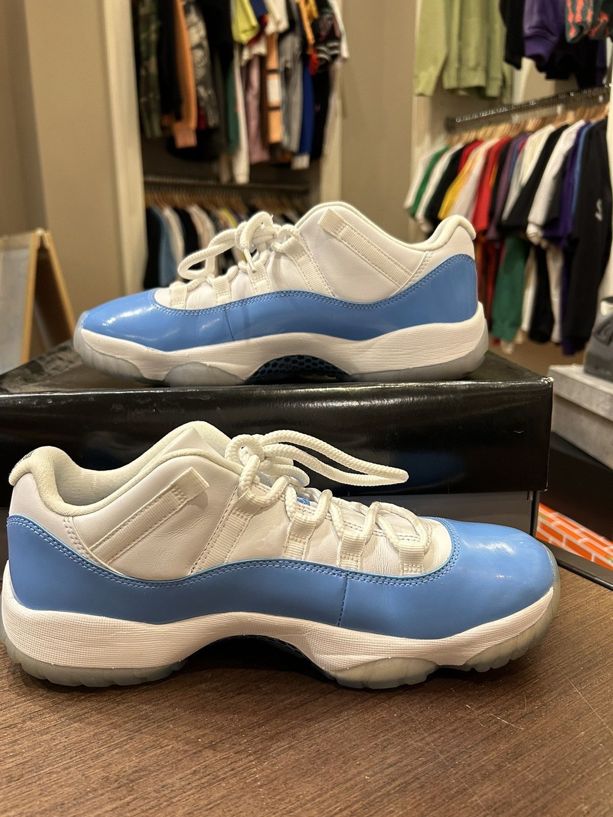 Jordan Brand Jordan 11 Retro Low University Blue (2017) Size US 10 / EU 43 - 2 Thumbnail