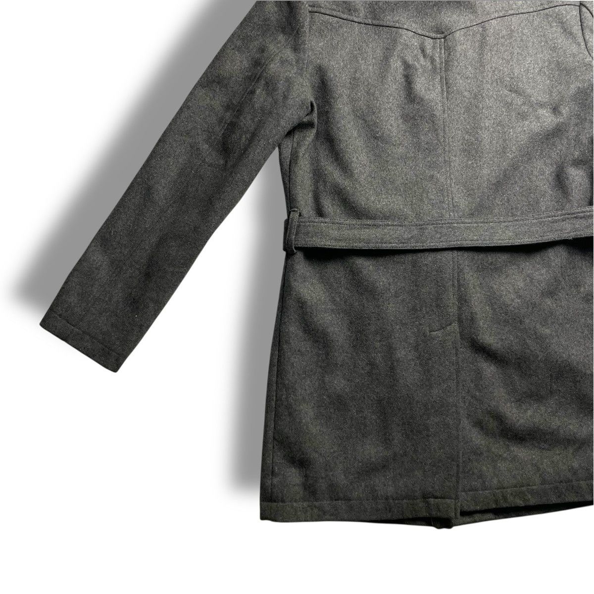 If Six Was Nine 🇯🇵 SEMANTIC DESIGN PUNK AVANT GARDE BELTED WOOL TRENCH COAT Size US L / EU 52-54 / 3 - 13 Thumbnail
