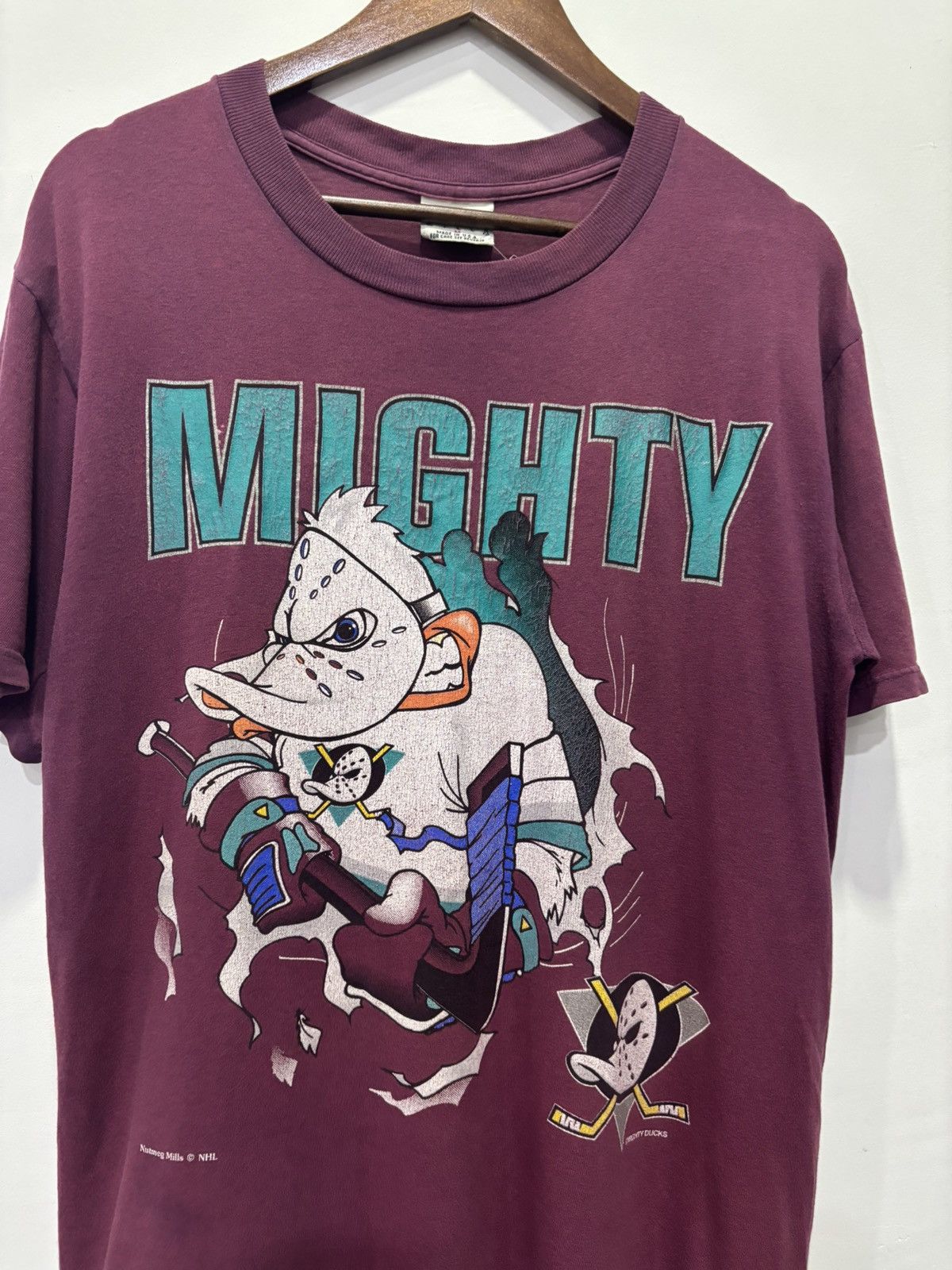 NHL × Vintage Vintage Mighty Ducks Tshirt Size US M / EU 48-50 / 2 - 3 Thumbnail