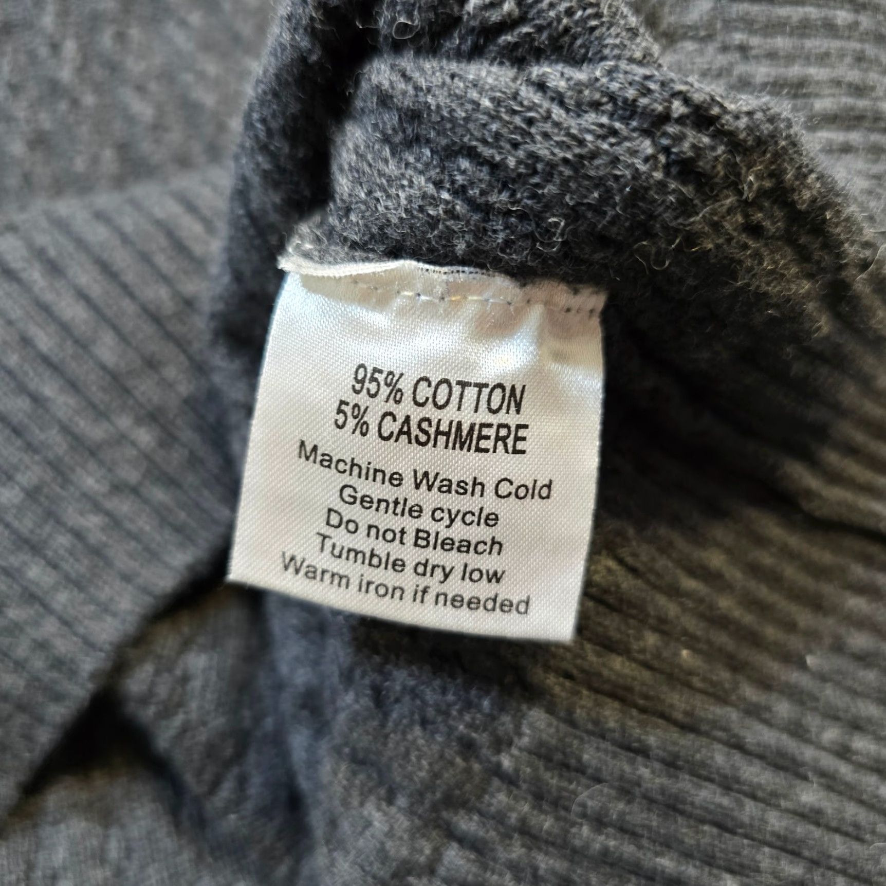 Joseph Abboud Joseph Abboud Sweater Mens XL Gray Cashmere Blend Textured High Neck 1/4 Zip Casual Pullover Knit Regular Men’s Size US XL / EU 56 / 4 - 7 Thumbnail