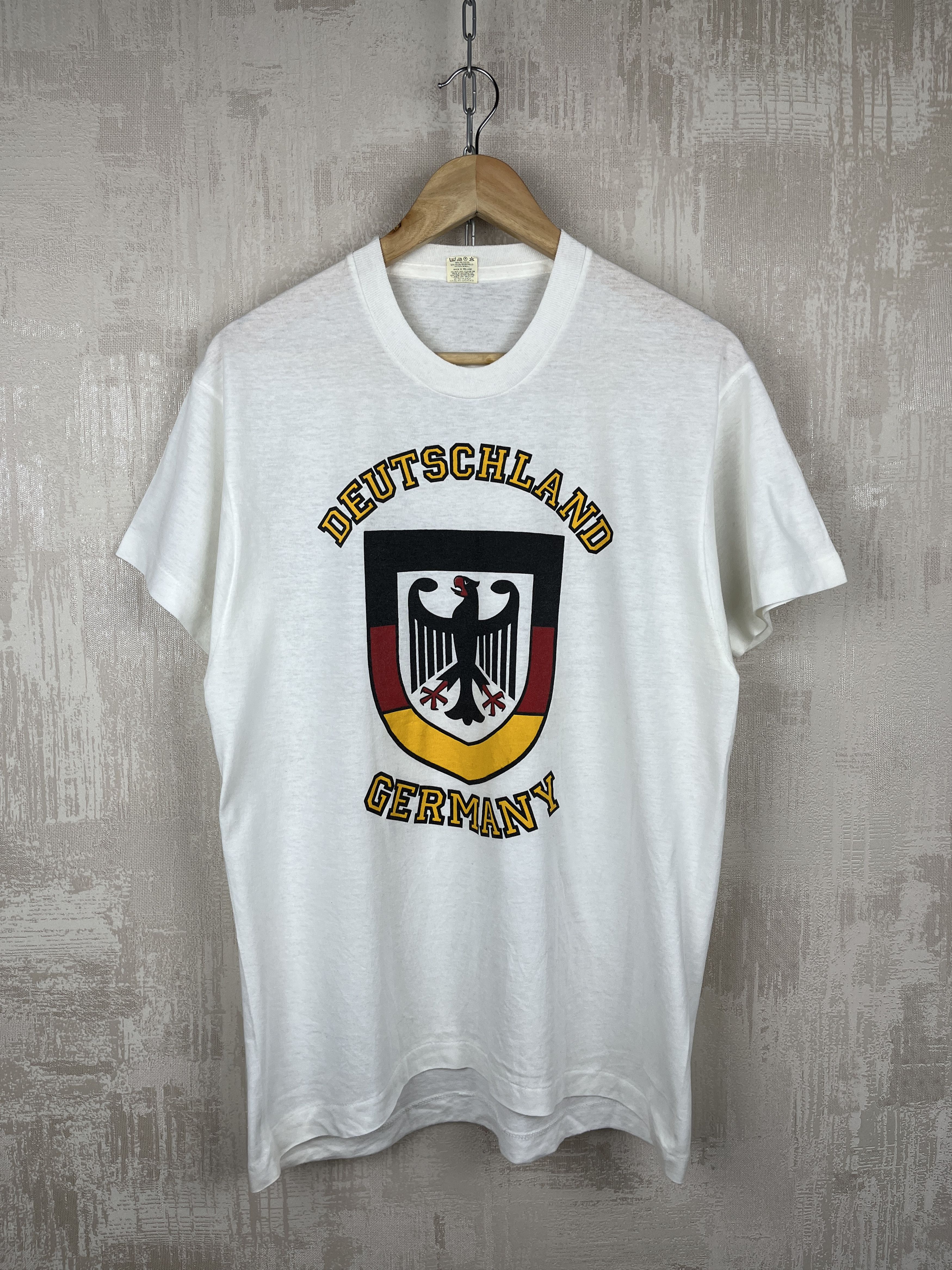 Vintage 80's Germany Deutschland Vintage Screen Stars T-shirt Size US L / EU 52-54 / 3 - 3 Thumbnail