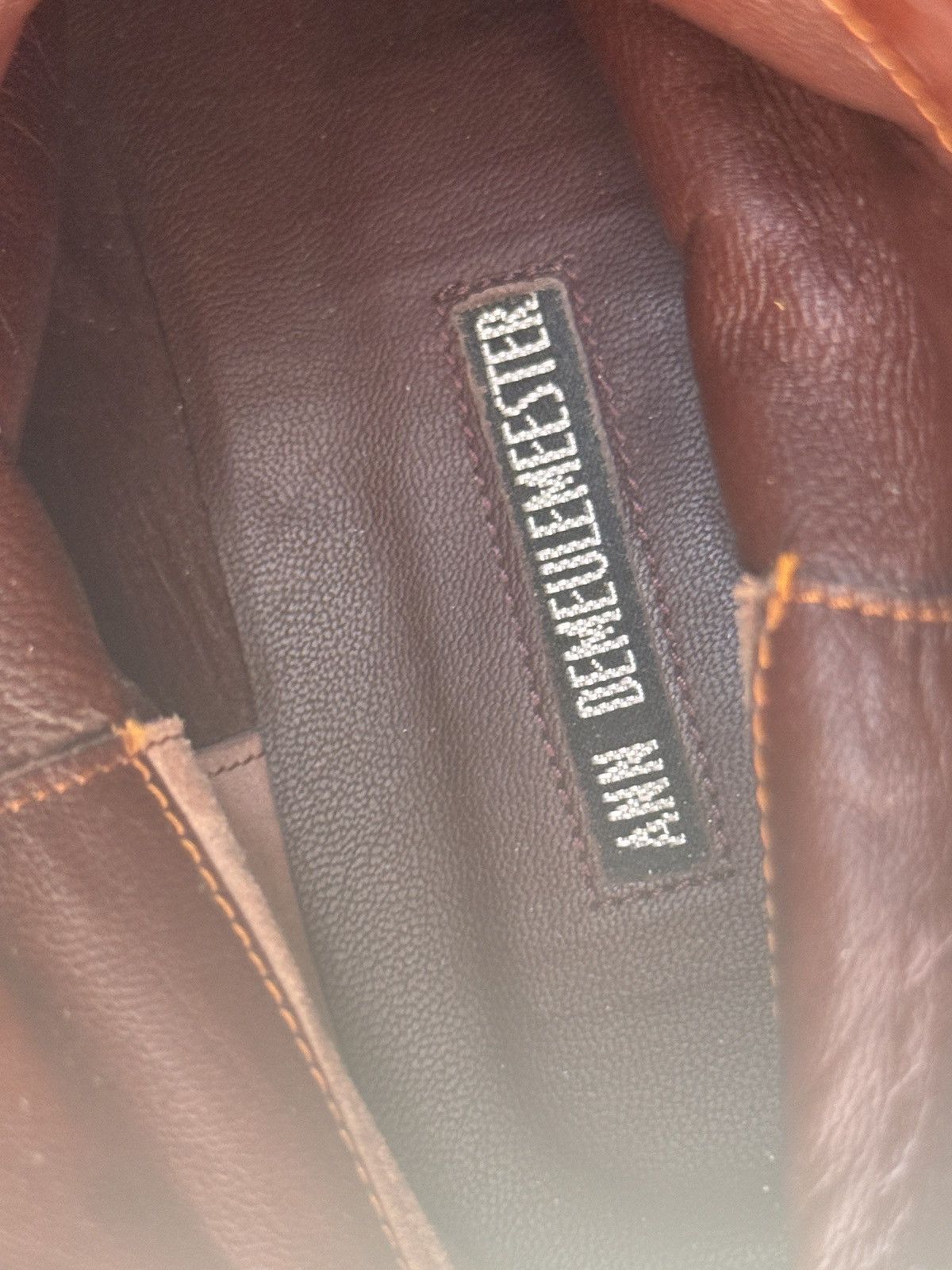 Ann Demeulemeester Ann demeluemeester red knee high riding boots Size US 7 / EU 40 - 6 Thumbnail