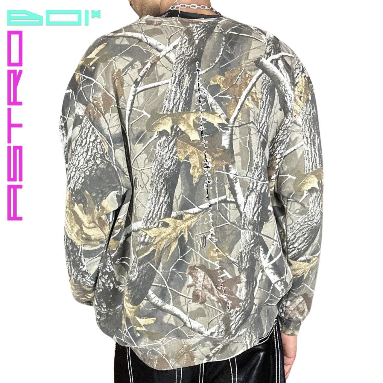 Other ASTROBOI* Brown Real Tree Camo Ripped Sweatshirt_ XL Size US XXL / EU 58 / 5 - 5 Thumbnail