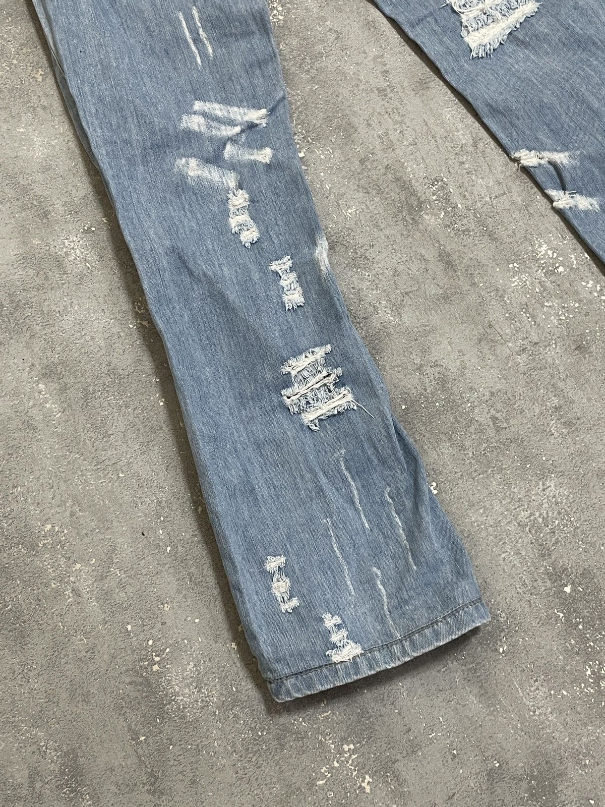 Dolce & Gabbana Vintage Dolce&Gabbana Y2K Archive Distressed Denim Jeans Size 30" / US 8 / IT 44 - 8 Thumbnail