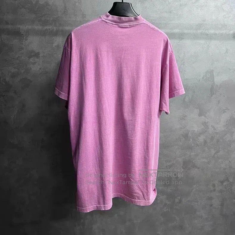 Balenciaga Balenciaga Pink Logo Print Short Sleeve T-shirt. Size US S / EU 44-46 / 1 - 2 Thumbnail
