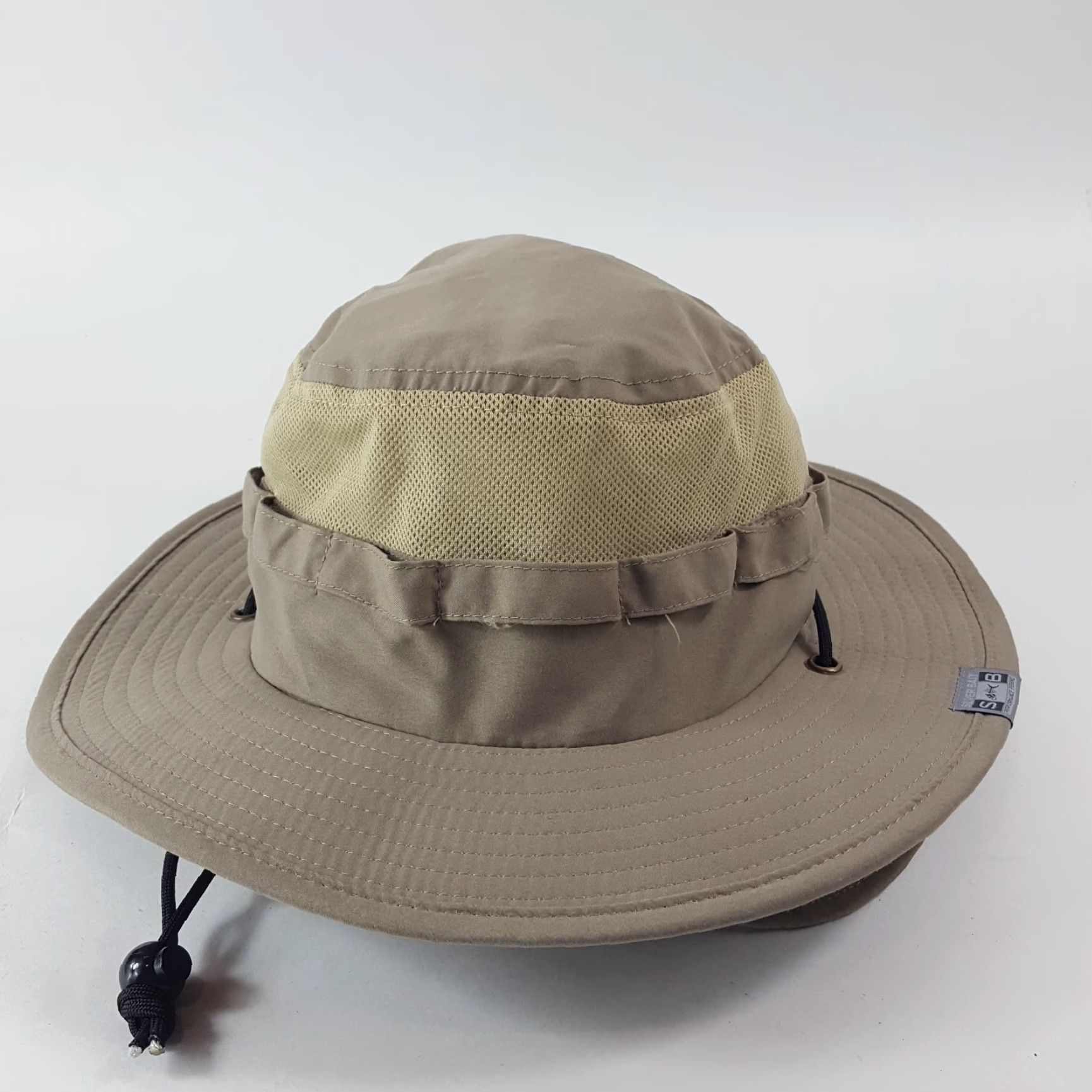 Vintage VINTAGE Silverbait Khaki Vented Outdoor Boonie Bucket Hat M Beige 90s Retro Baseball Sun Outdoor Mens Hat Size ONE SIZE - 3 Thumbnail