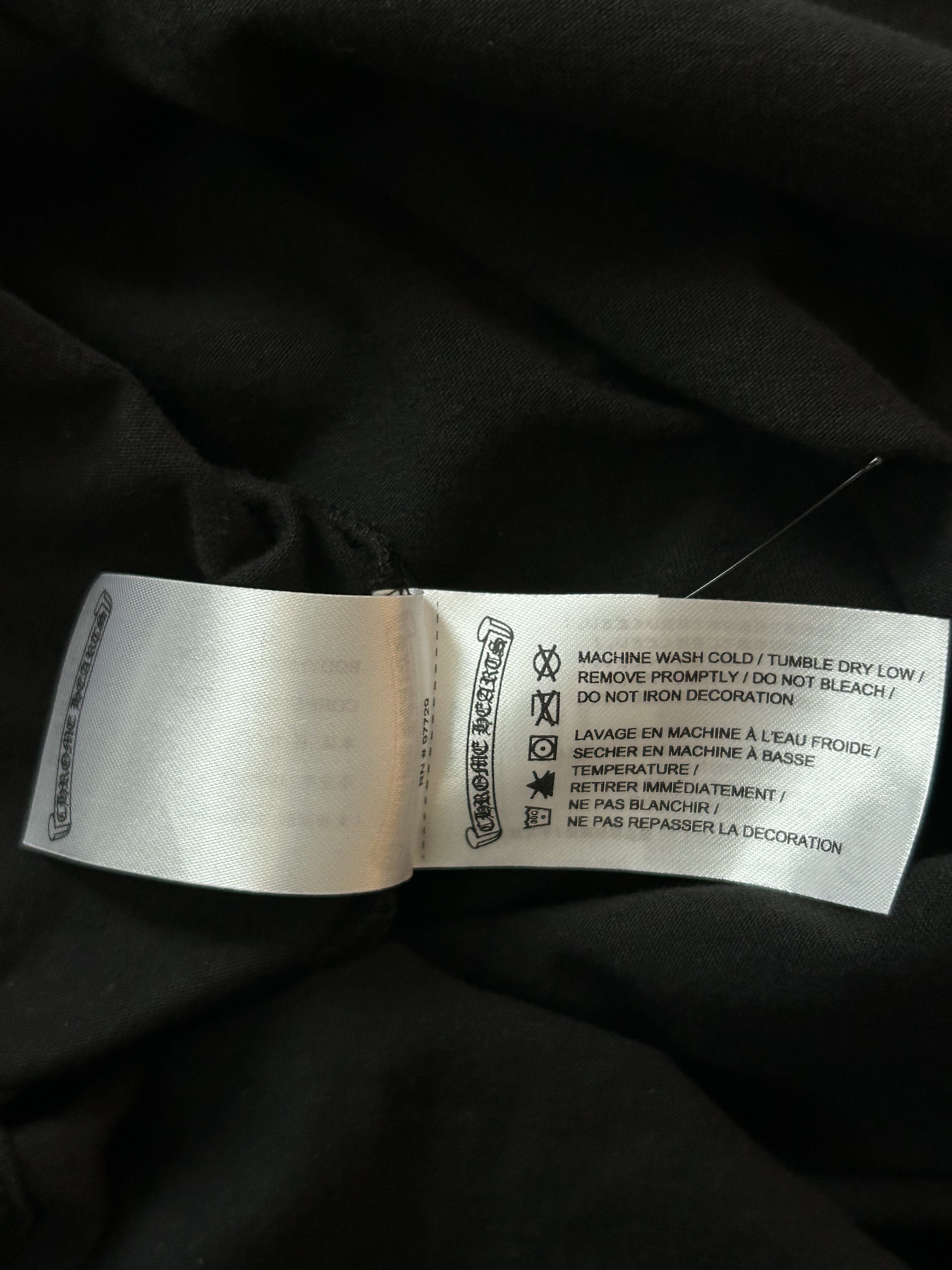 Chrome Hearts Chrome Hearts Black & White Neck Logo Longsleeve T-Shirt Size US L / EU 52-54 / 3 - 5 Thumbnail