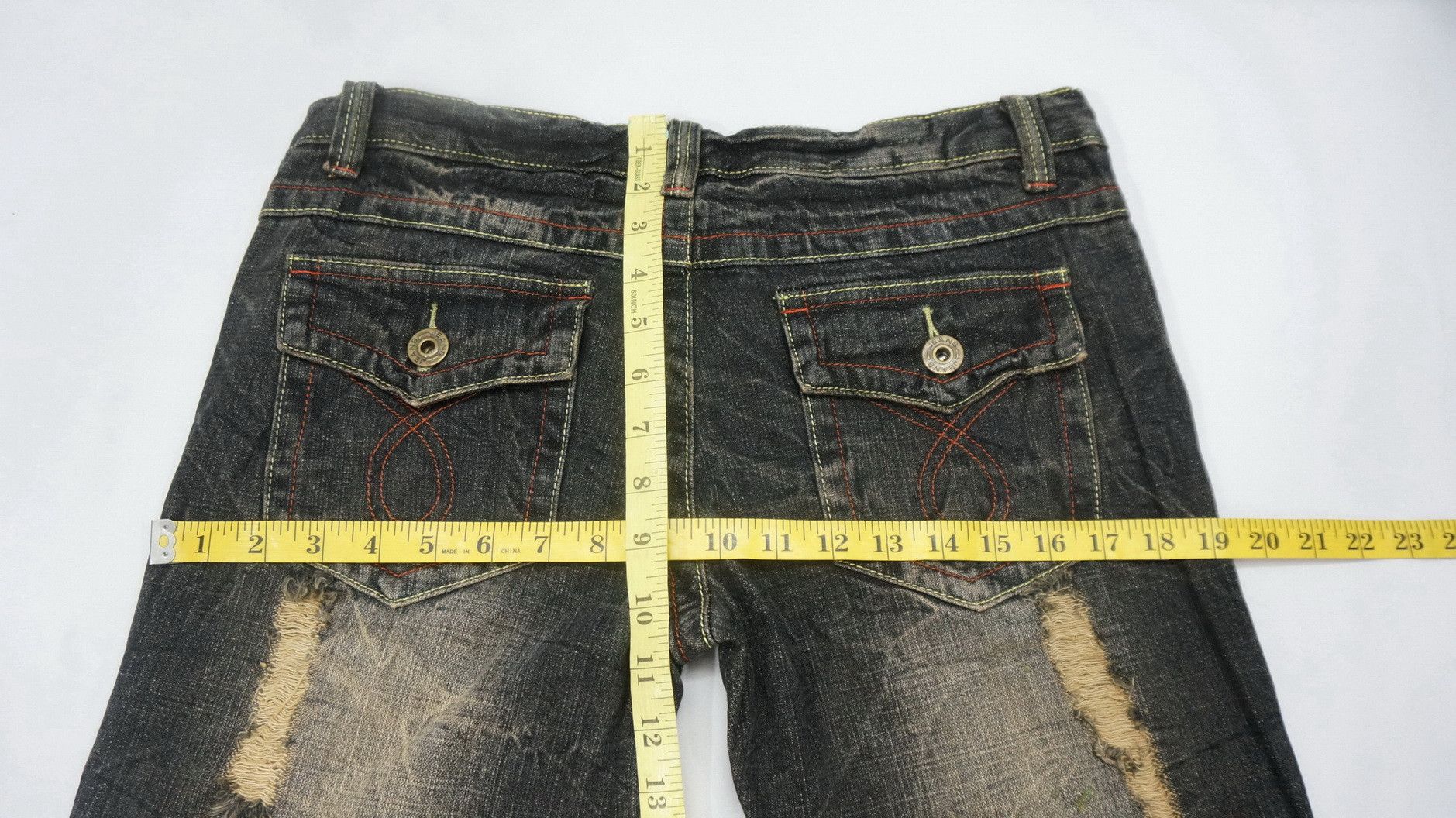 Beauty Beast Beast Japan Mud wash Flared Distressed Lowrise Jeans Size US 31 - 14 Thumbnail