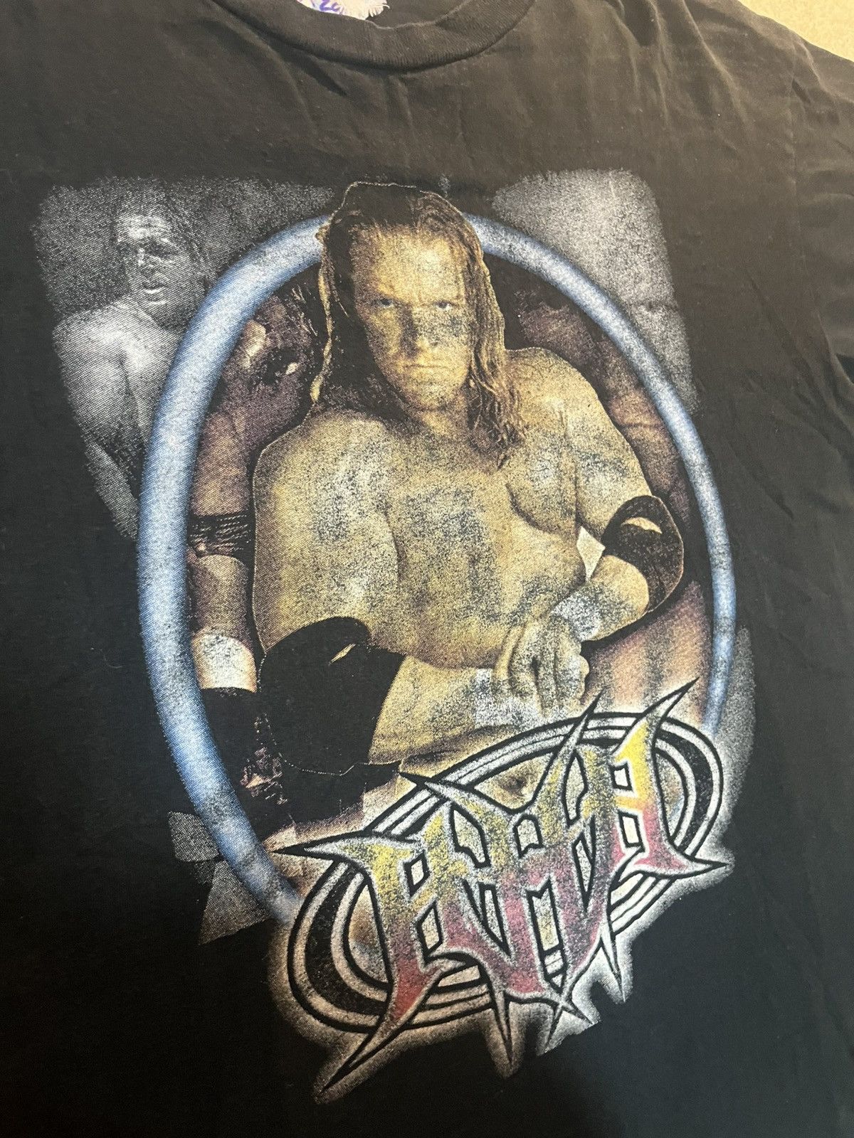 WCW/nWo 1999 TRIPLE H WCW Wrestling Rare Boot Tee 22x28 Size US L / EU 52-54 / 3 - 5 Thumbnail