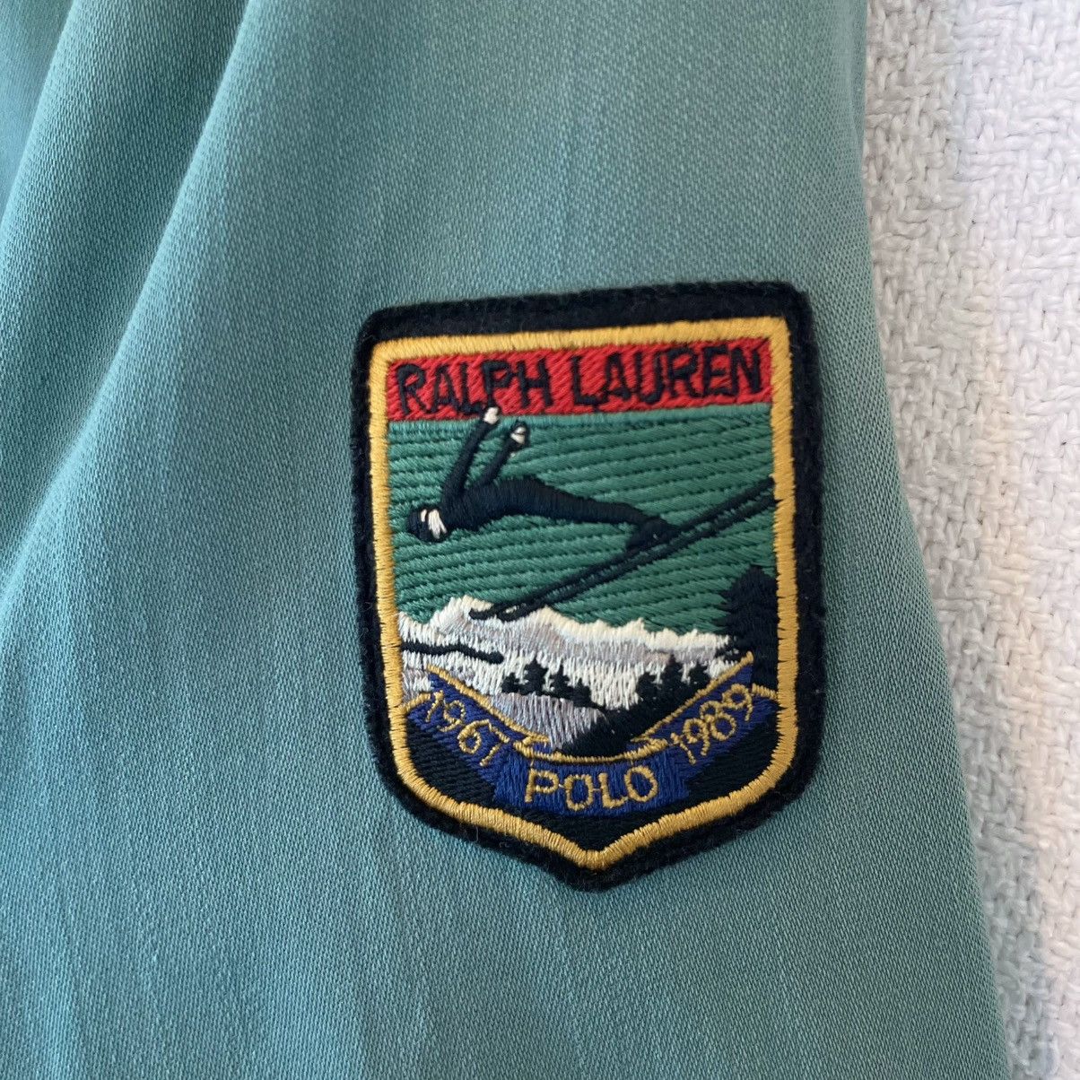 Ralph Lauren Gabardine Suicide Ski Jacket 40s Style Reproduction Size US L / EU 52-54 / 3 - 3 Thumbnail