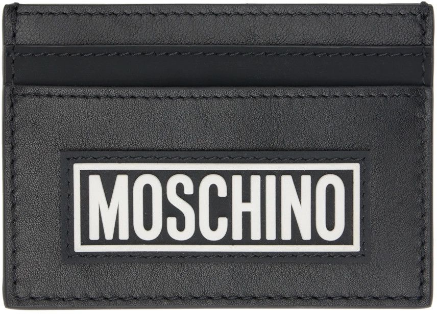 Moschino o1y0225 Size : OS / Logo Holder Card in Black Size ONE SIZE - 1 Thumbnail